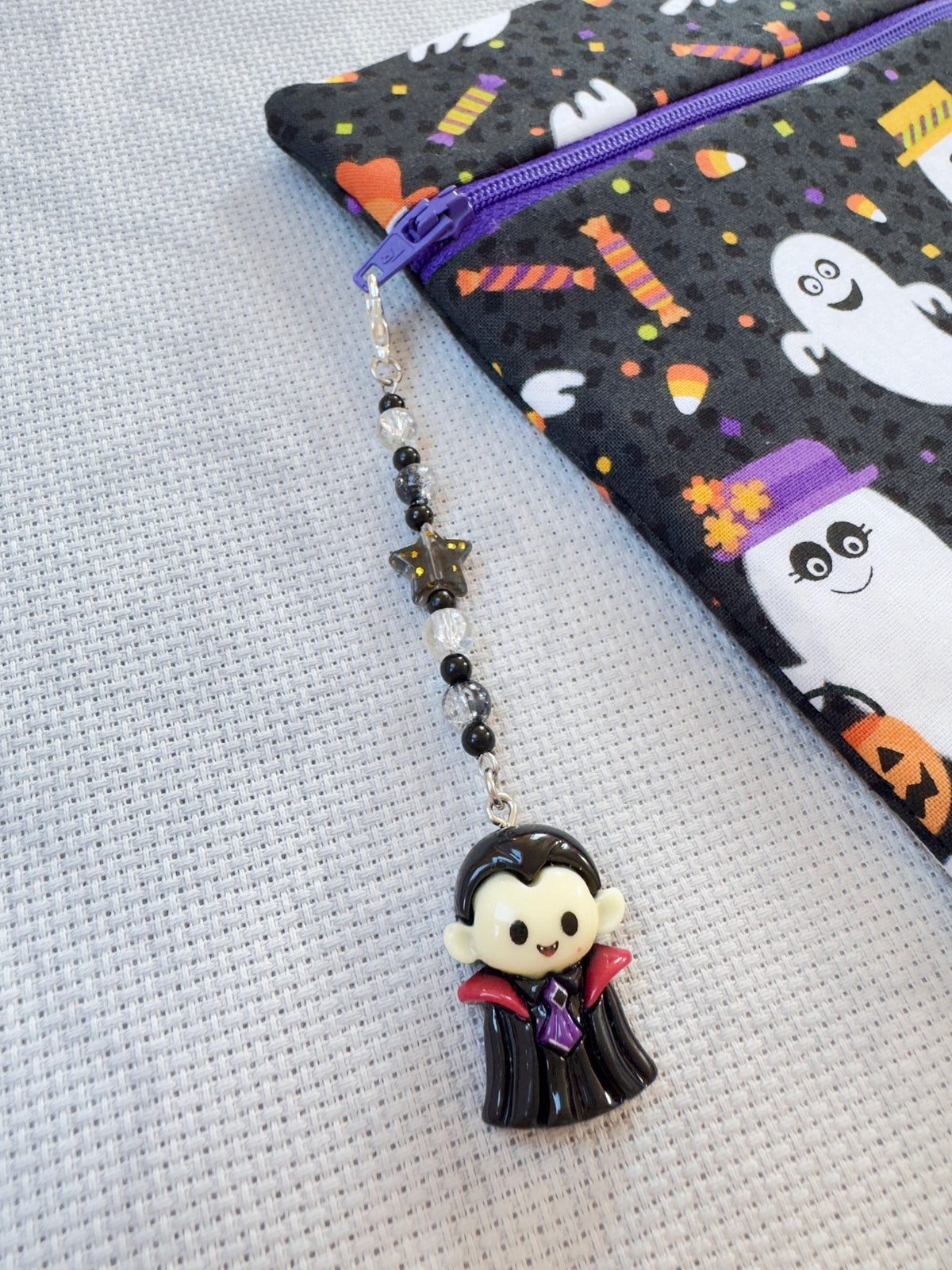 Dracula Bag Zip Charm