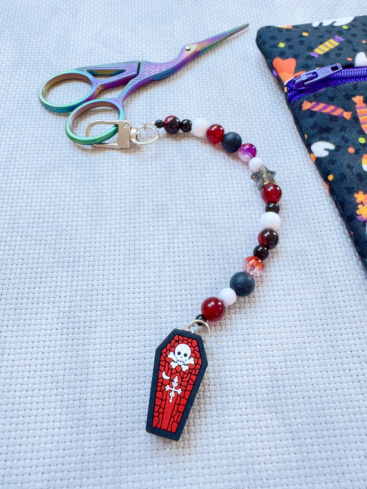 Coffin Scissor Fob - With Scissor Protector