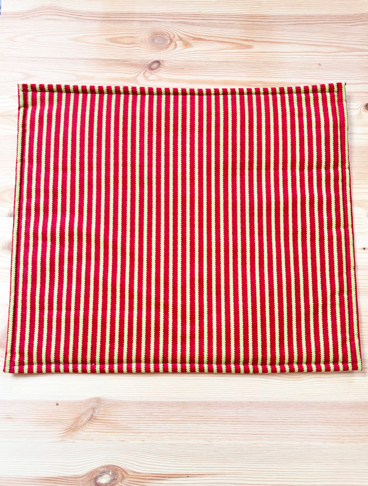 Santas & Stripes Vinyl Project Bag