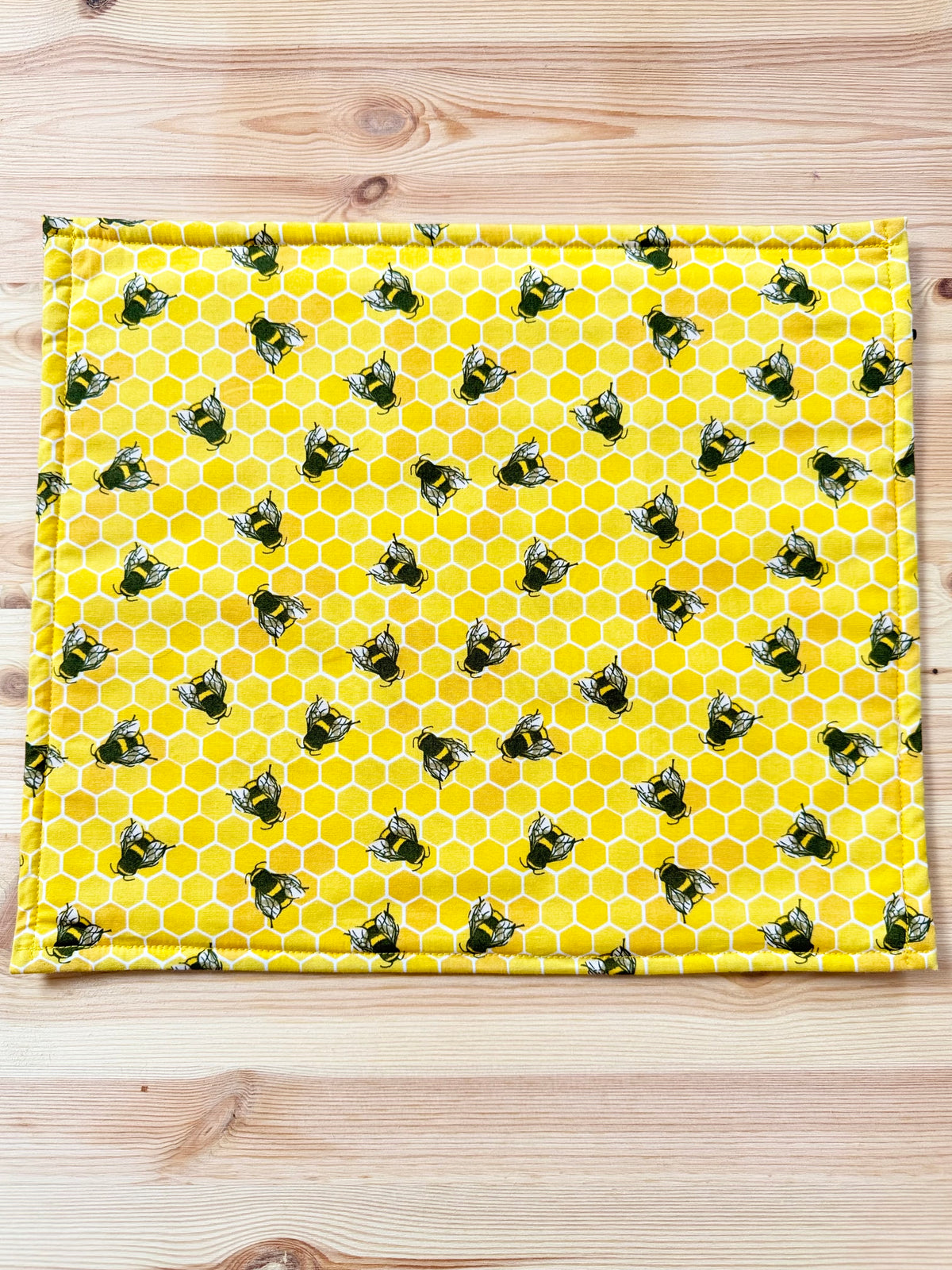 Bumble Bees & Polka Dots Vinyl Project Bag