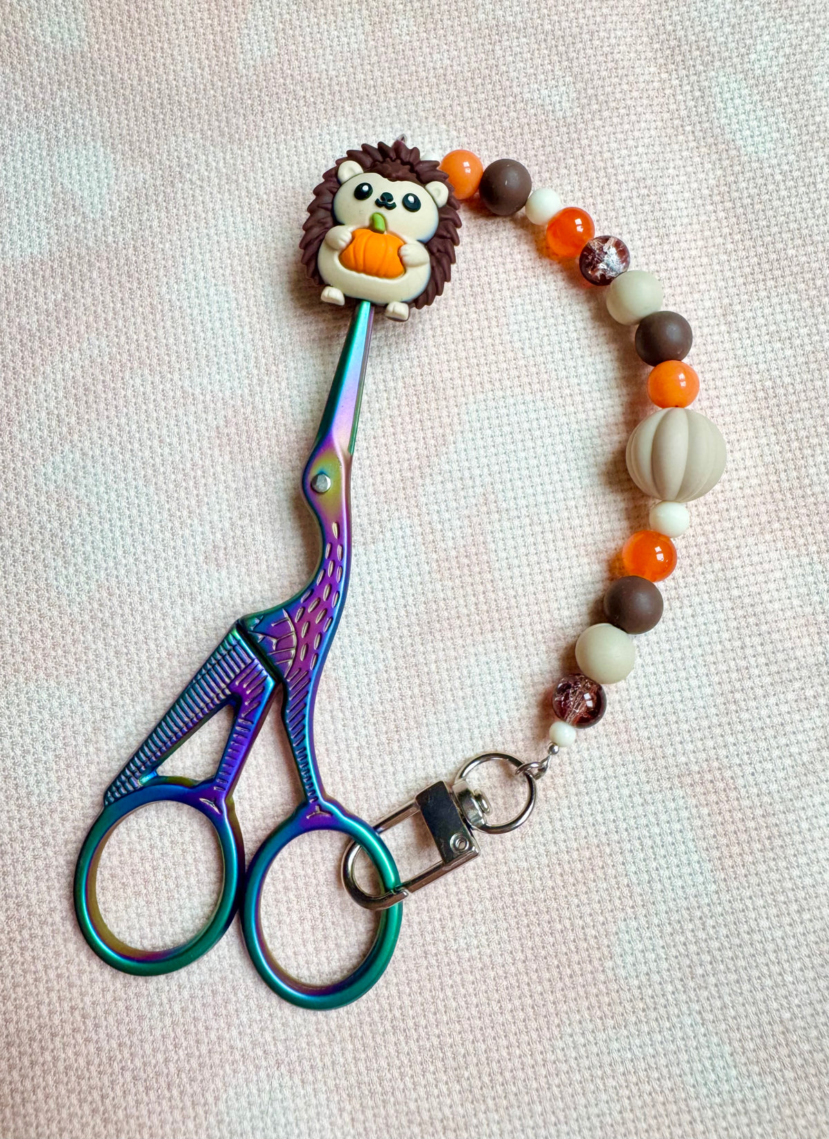 Hedgehog Scissor Fob - With Scissor Protector