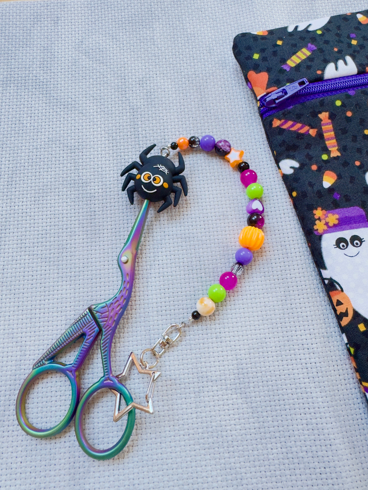 Spider Scissor Fob - With Scissor Protector
