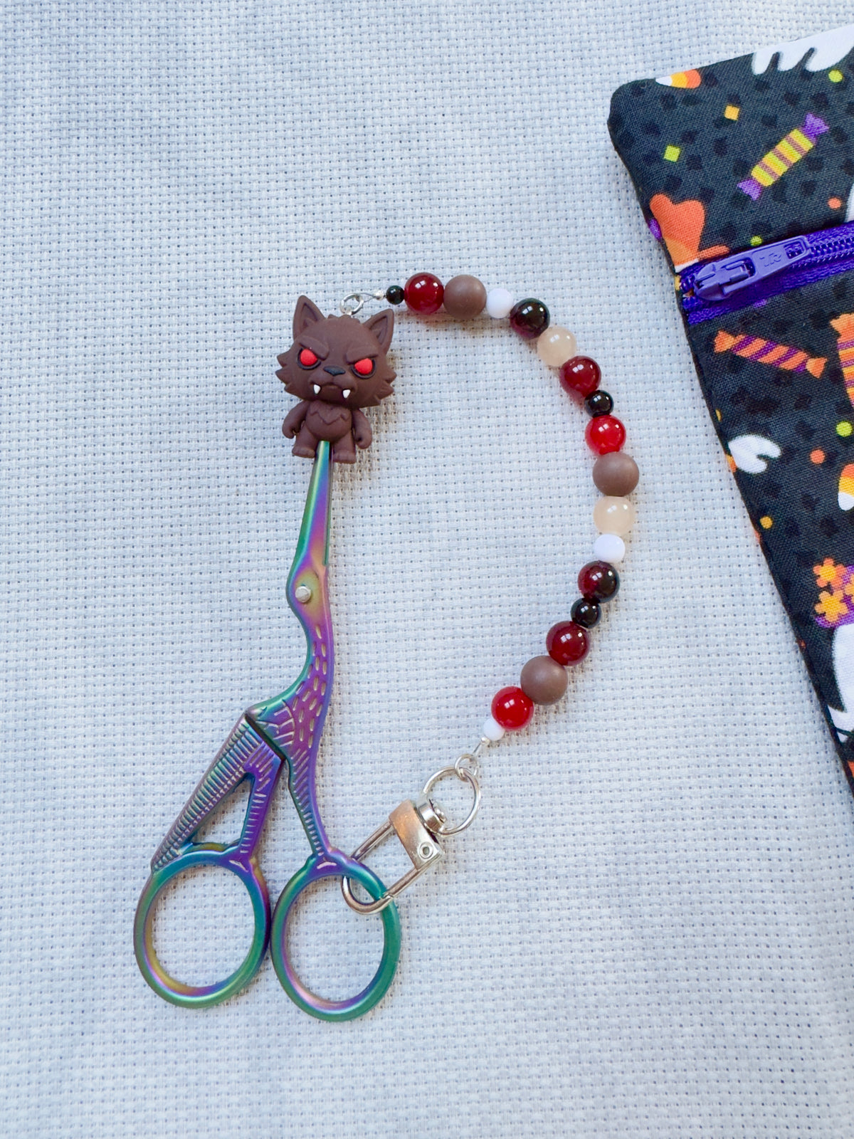 Werewolf Scissor Fob - With Scissor Protector