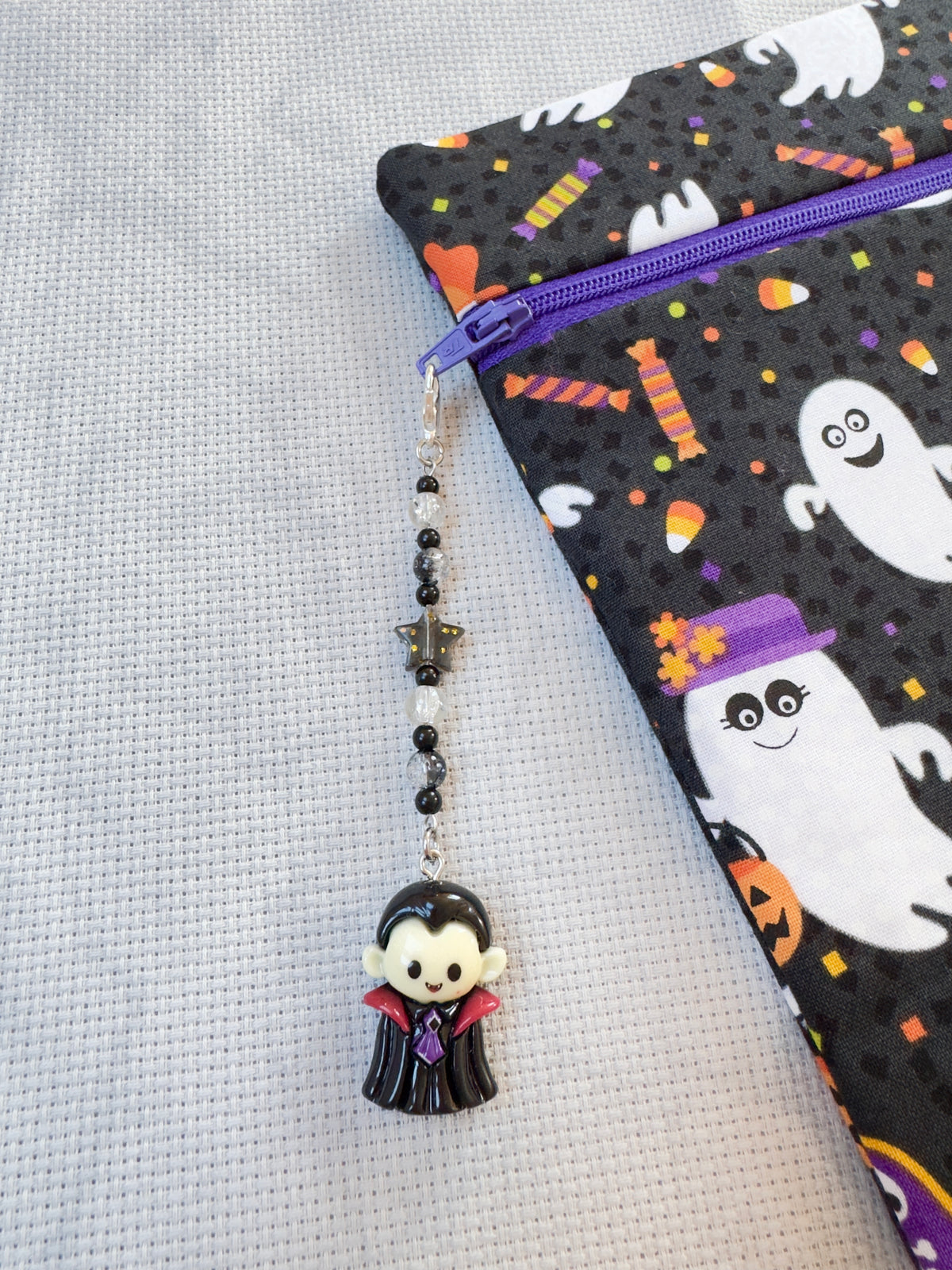 Dracula Bag Zip Charm