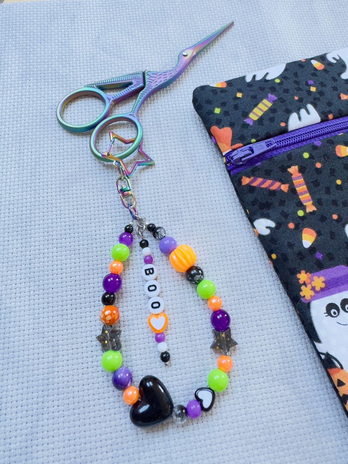 Boo Scissor Fob