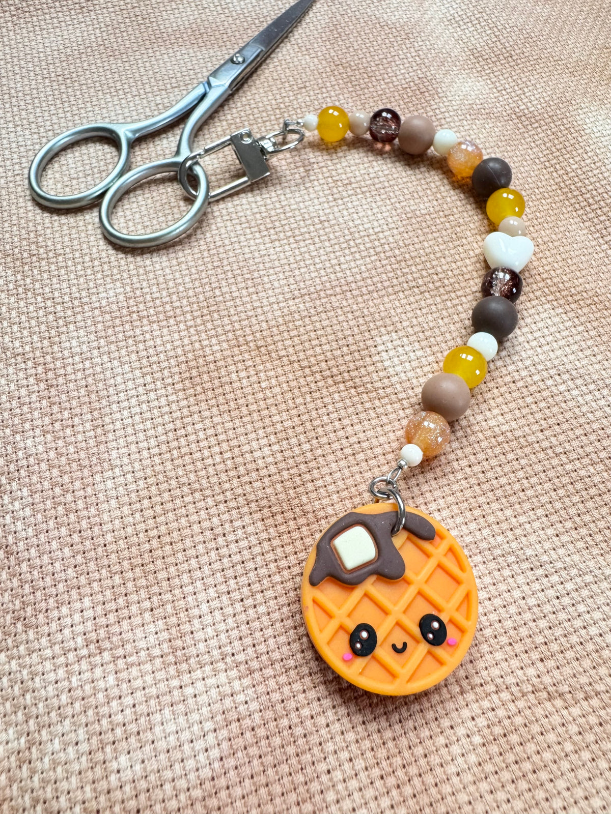 Waffle Scissor Fob - With Scissor Protector