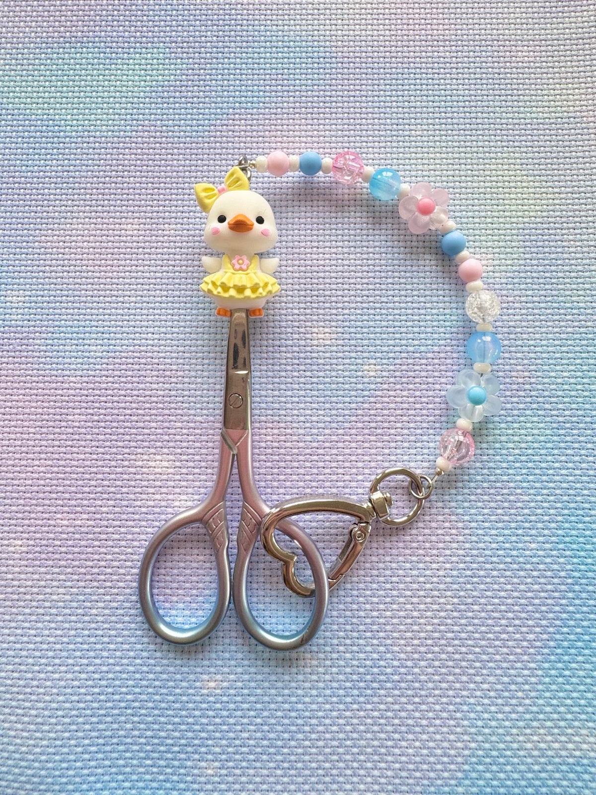 Cute Duck Scissor Fob - With Scissor Protector