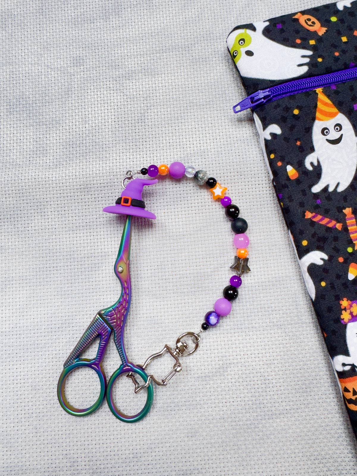 Witches Hat Scissor Fob - With Scissor Protector