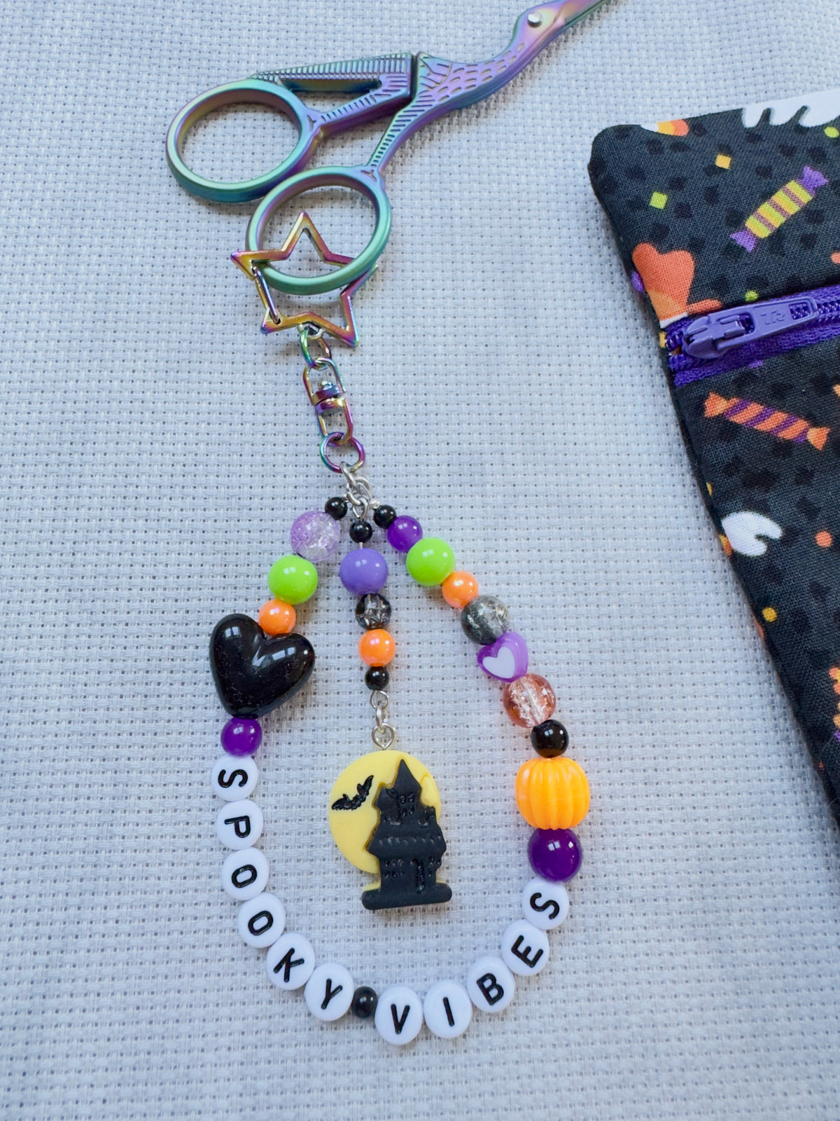 Spooky Vibes Scissor Fob