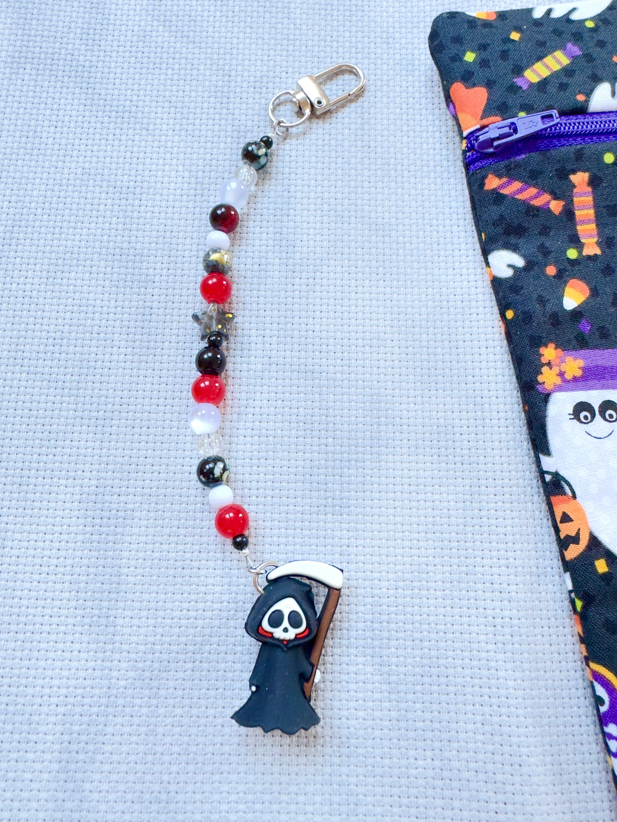 Grim Reaper Scissor Fob - With Scissor Protector