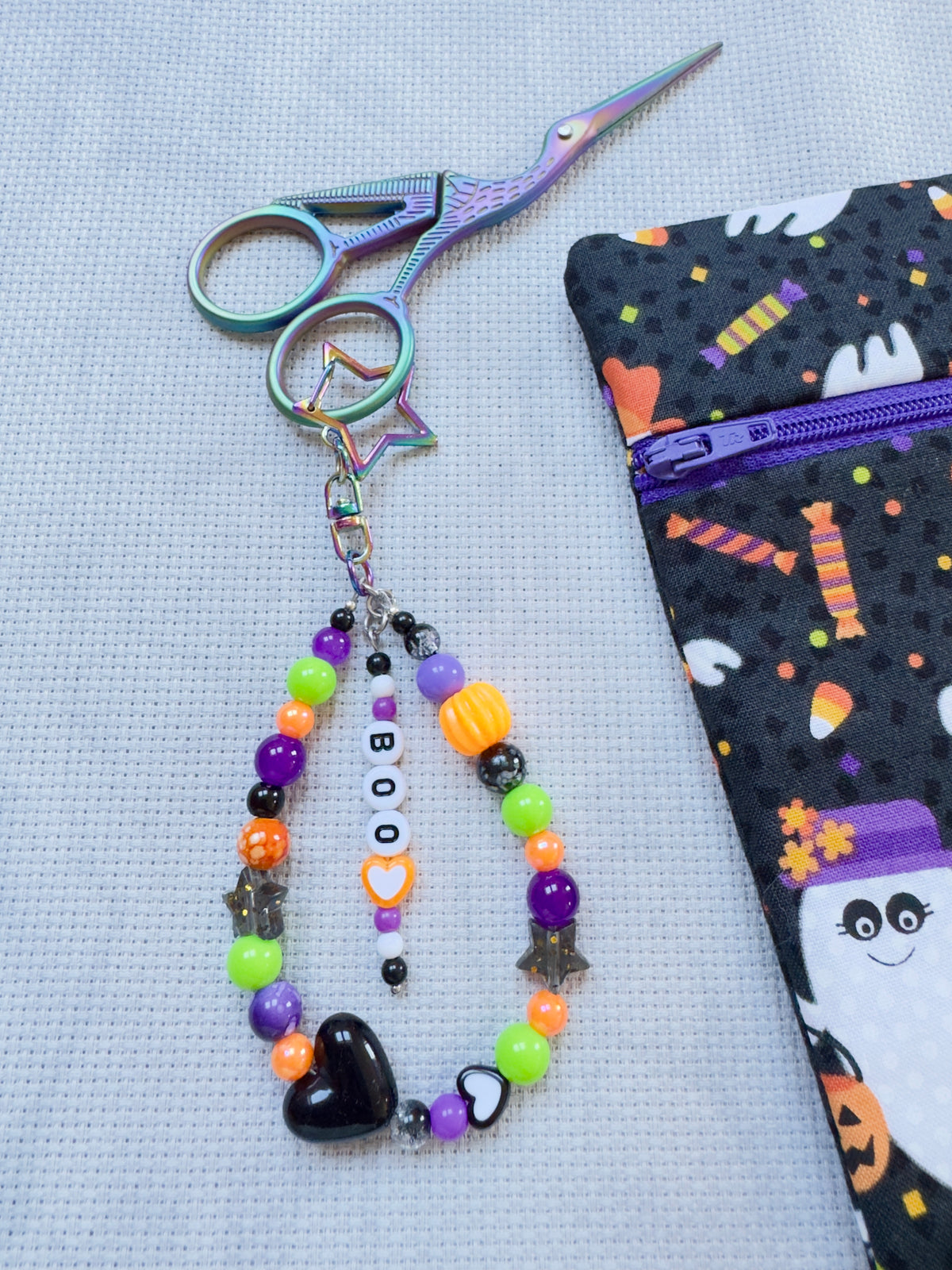 Boo Scissor Fob