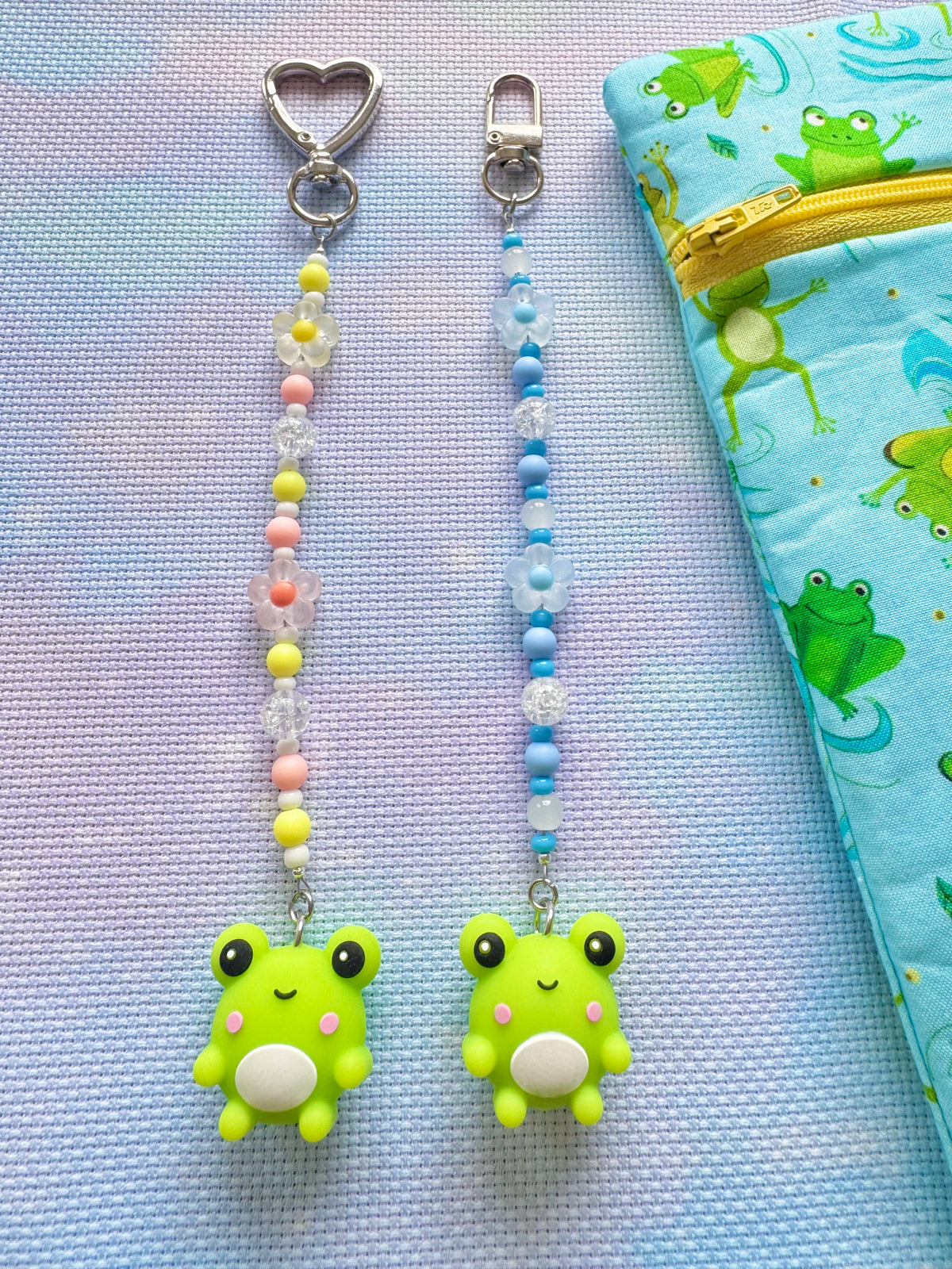 Frog Scissor Fob - With Scissor Protector (2 Colours Available)