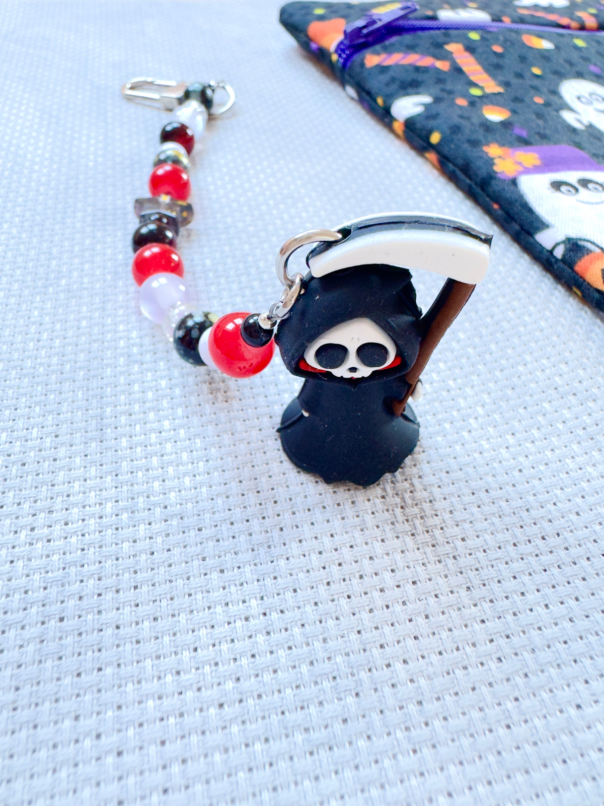 Grim Reaper Scissor Fob - With Scissor Protector