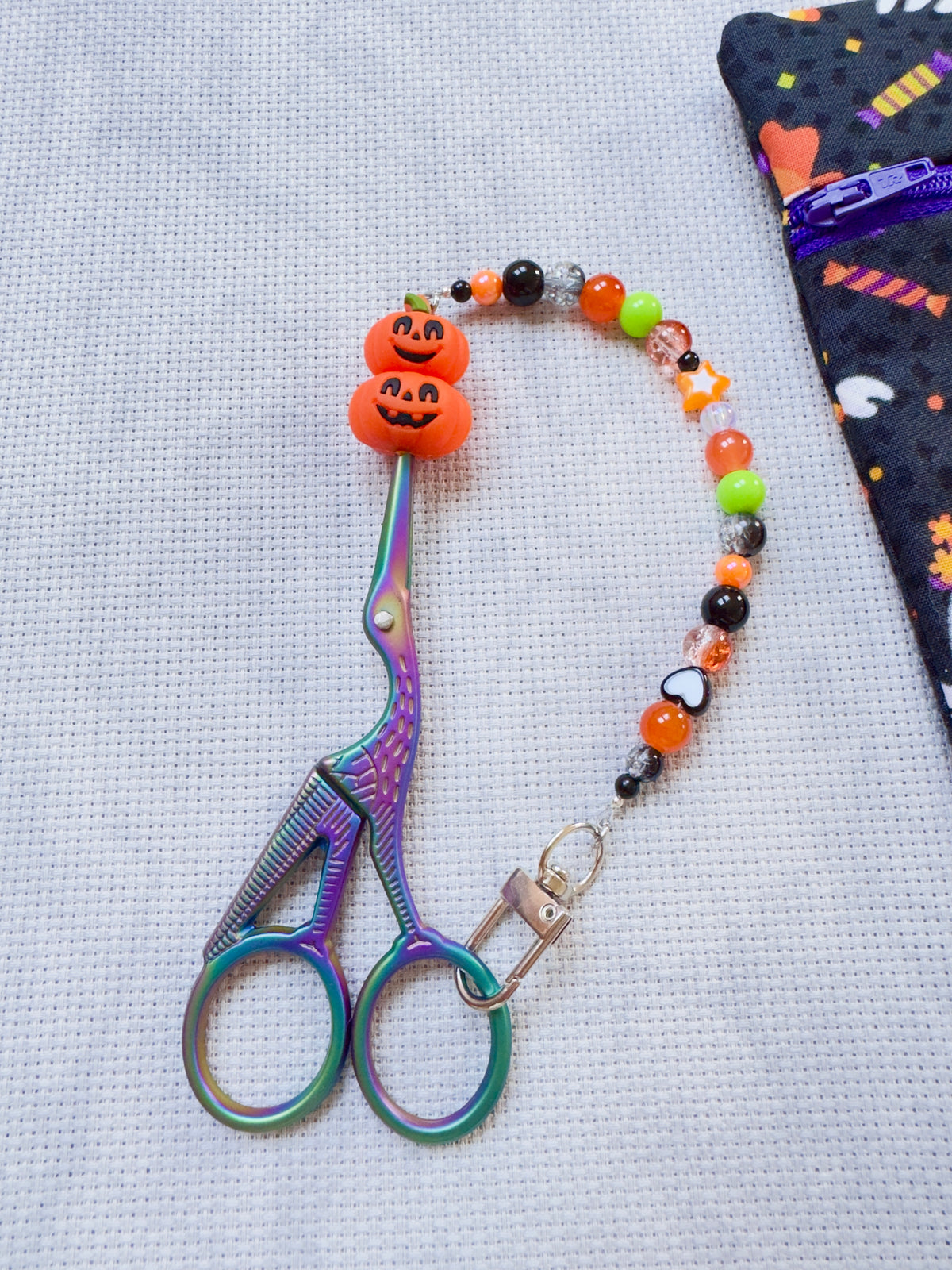 Pumpkins Scissor Fob - With Scissor Protector