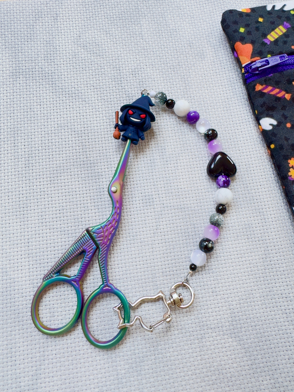 Demon Witch Scissor Fob - With Scissor Protector