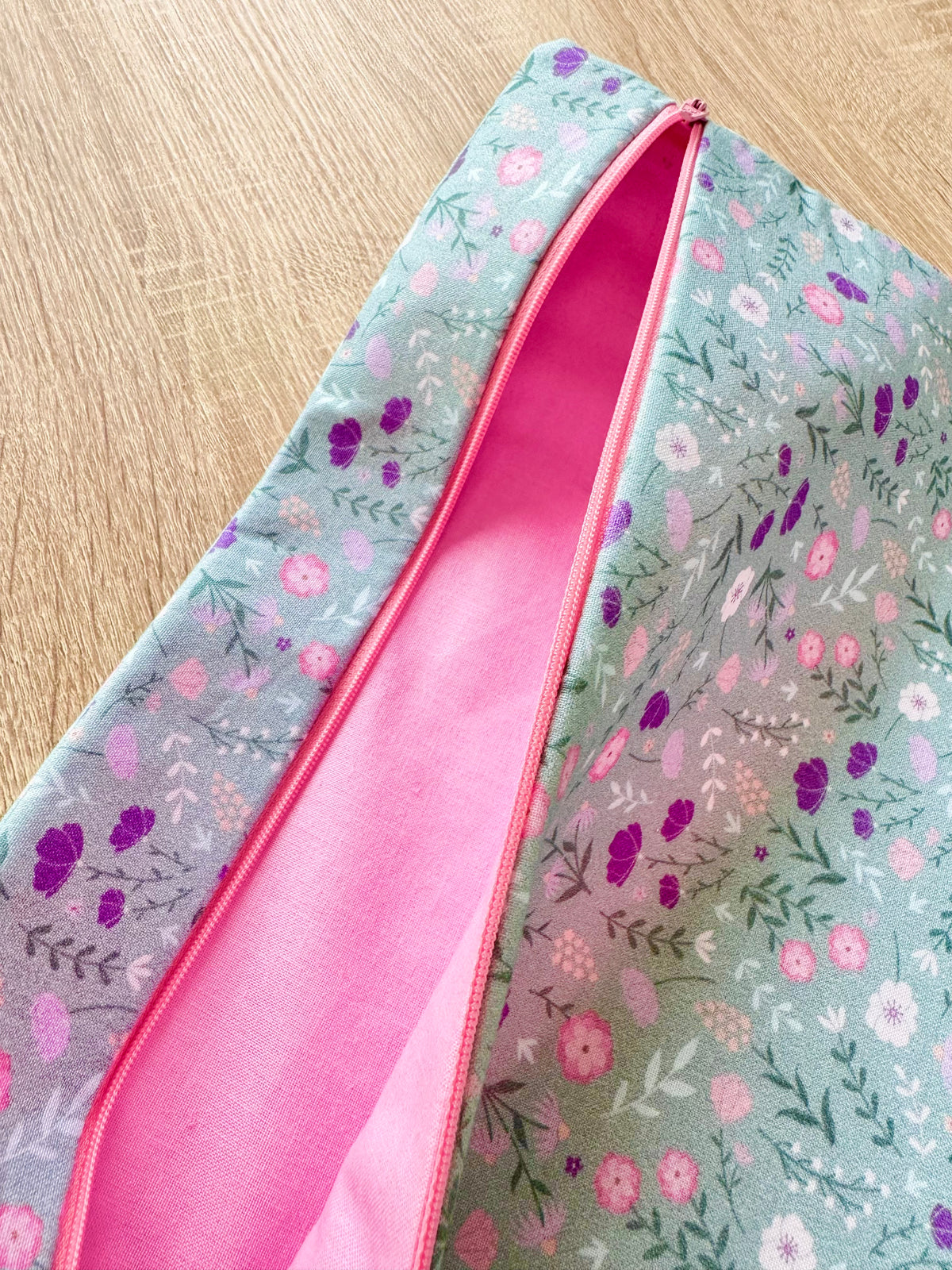 Floral Print Project Bag - Standard Size
