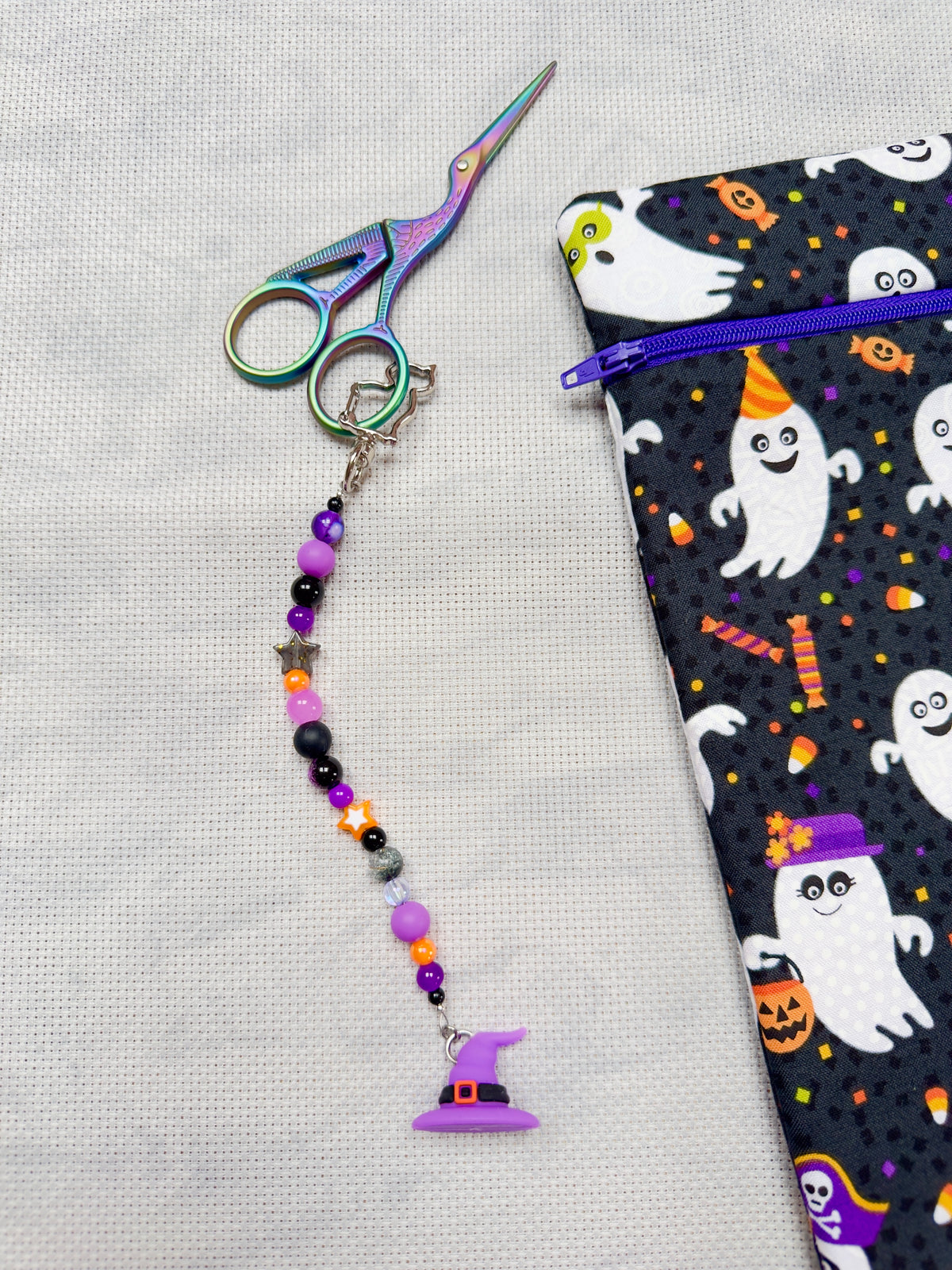 Witches Hat Scissor Fob - With Scissor Protector