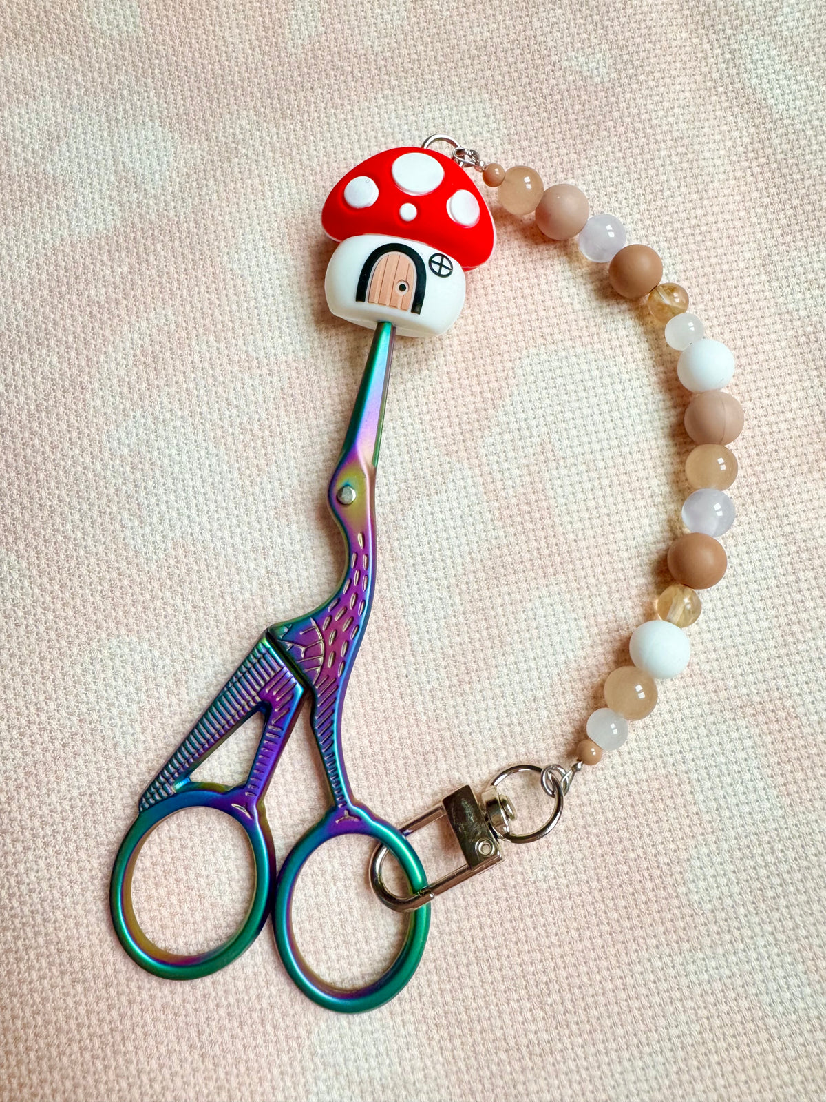 Toadstool House Scissor Fob - With Scissor Protector (Copy)