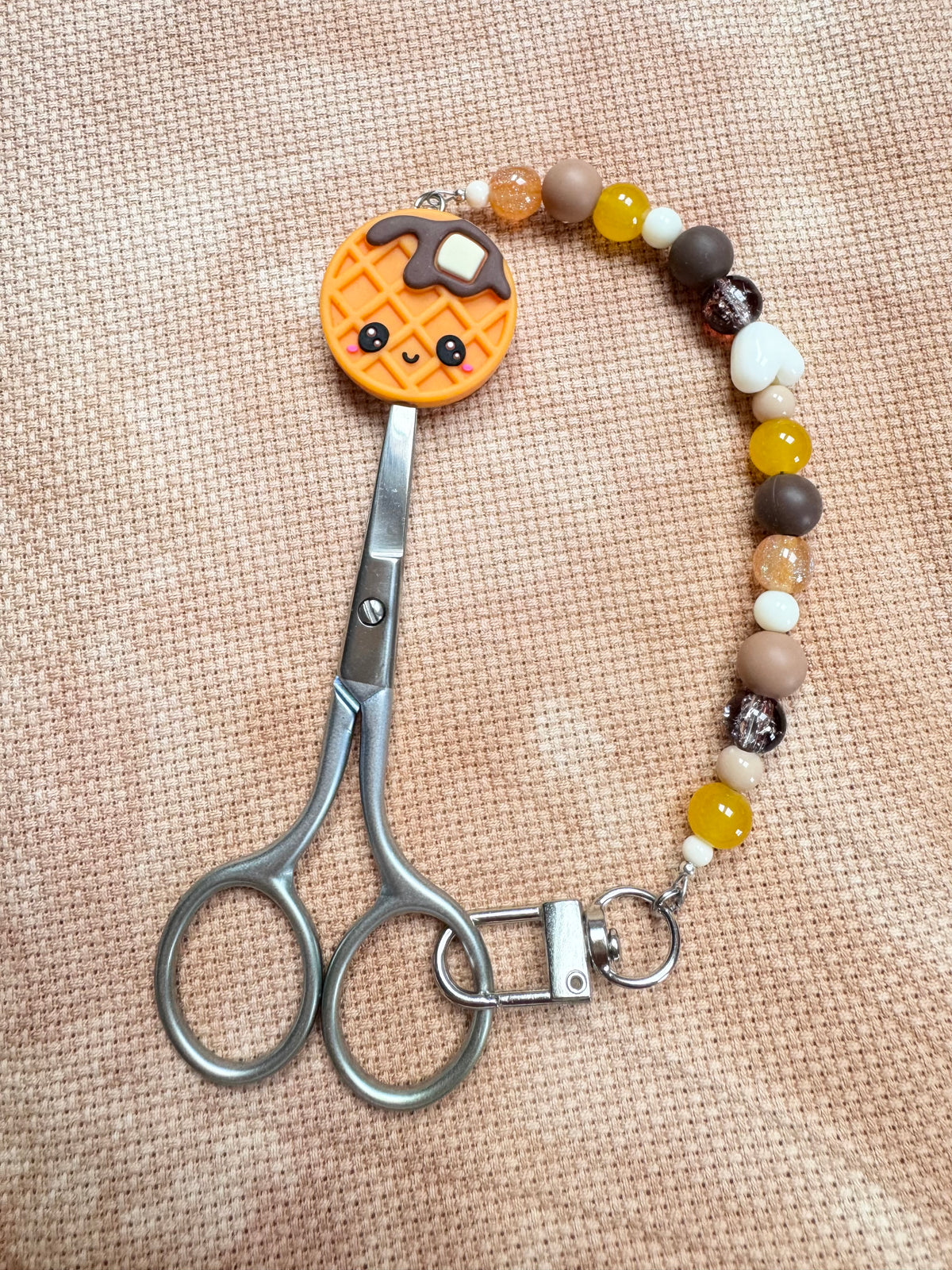 Waffle Scissor Fob - With Scissor Protector