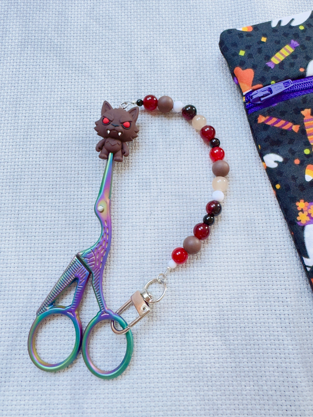 Werewolf Scissor Fob - With Scissor Protector