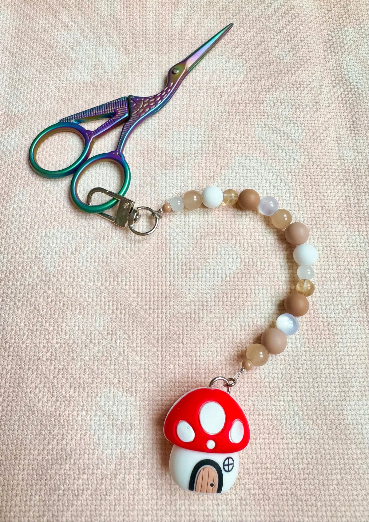 Toadstool House Scissor Fob - With Scissor Protector (Copy)