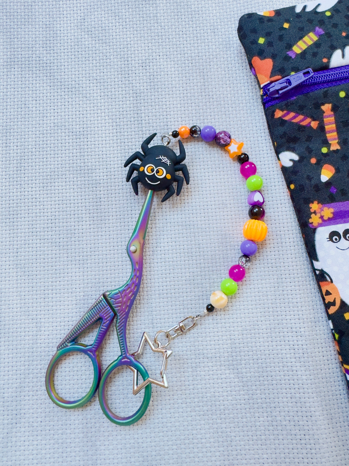 Spider Scissor Fob - With Scissor Protector