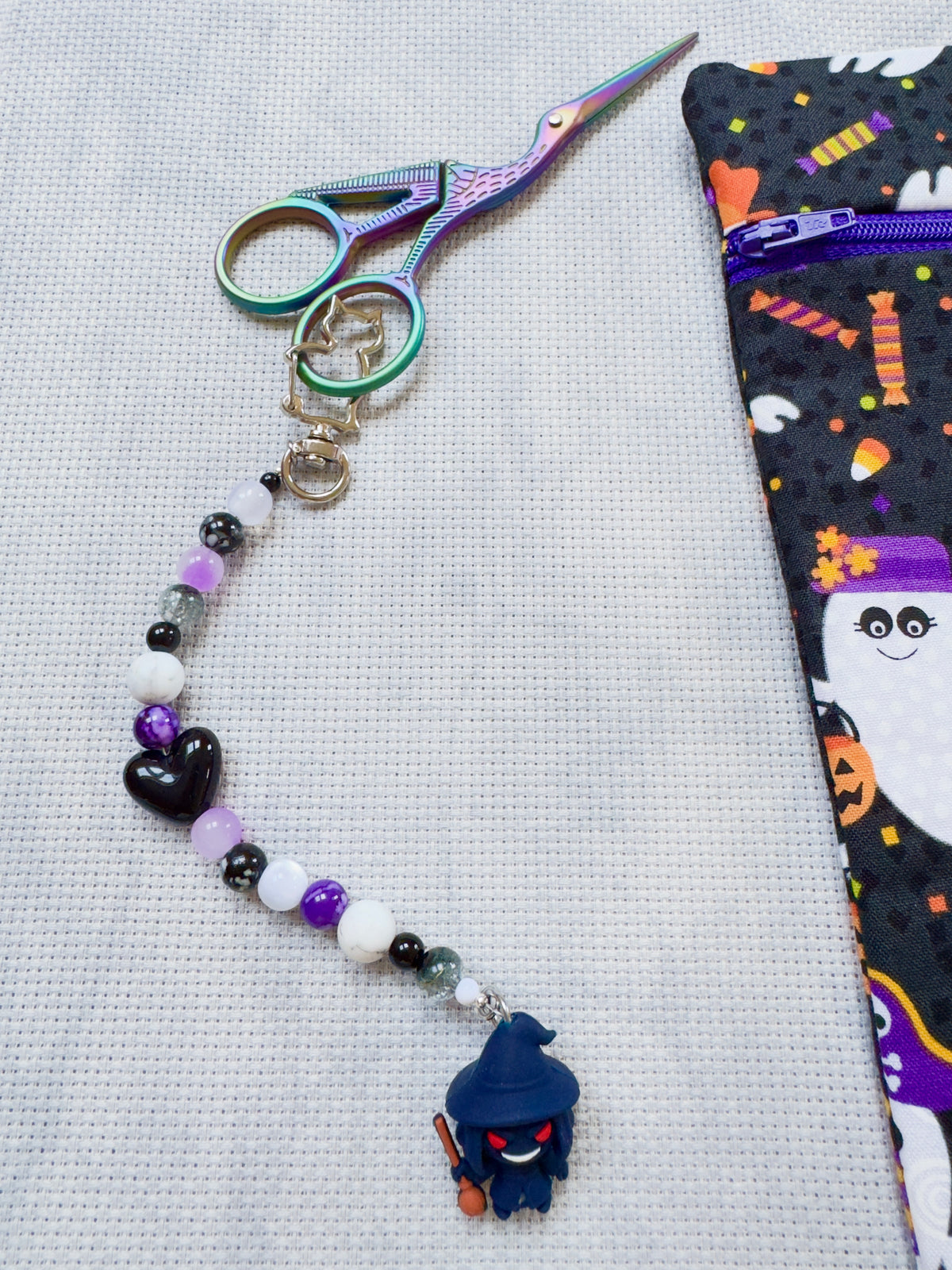 Demon Witch Scissor Fob - With Scissor Protector