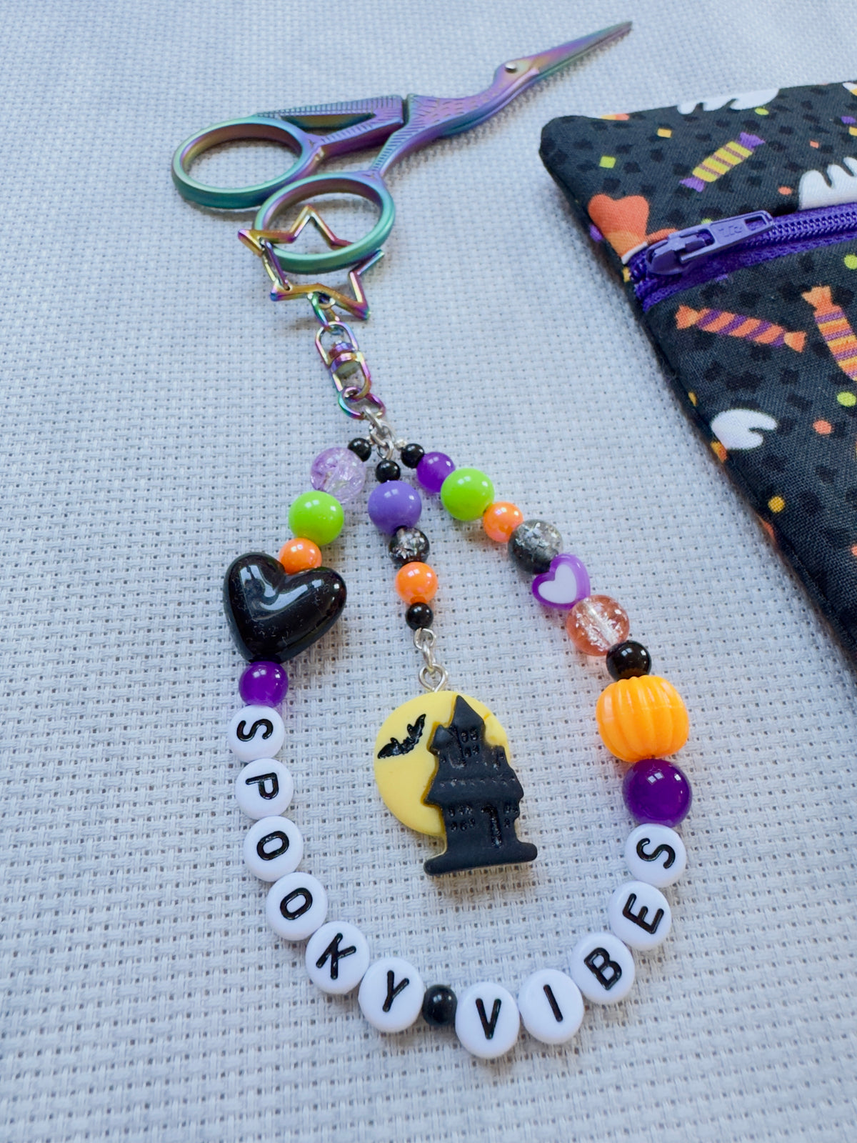 Spooky Vibes Scissor Fob