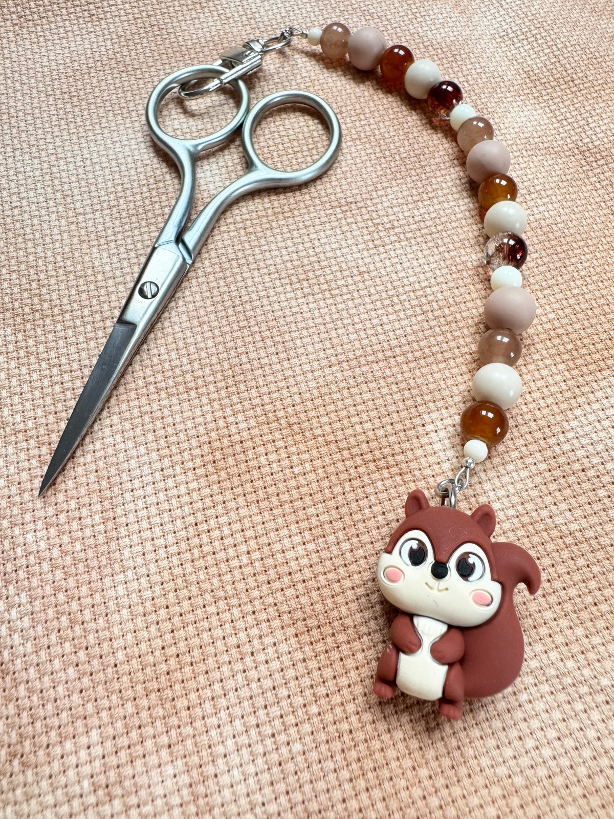 Squirrel Scissor Fob - With Scissor Protector