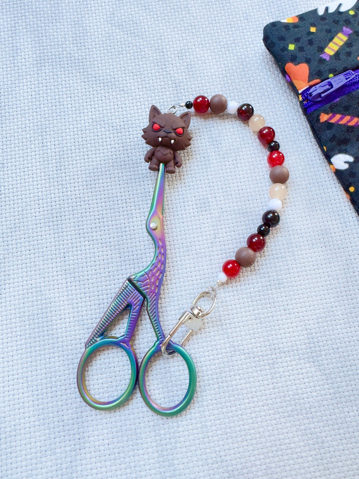 Werewolf Scissor Fob - With Scissor Protector