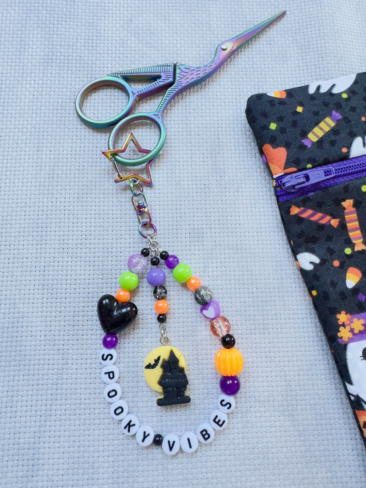 Spooky Vibes Scissor Fob
