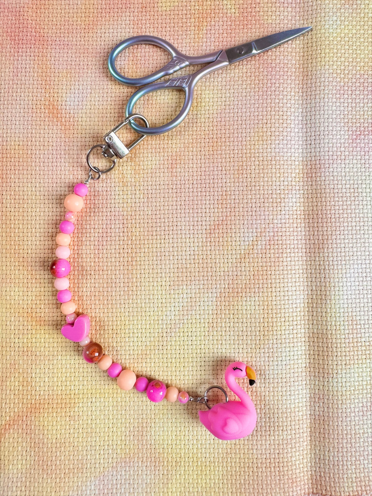Flamingo Scissor Fob - With Scissor Protector (2 Options Available)