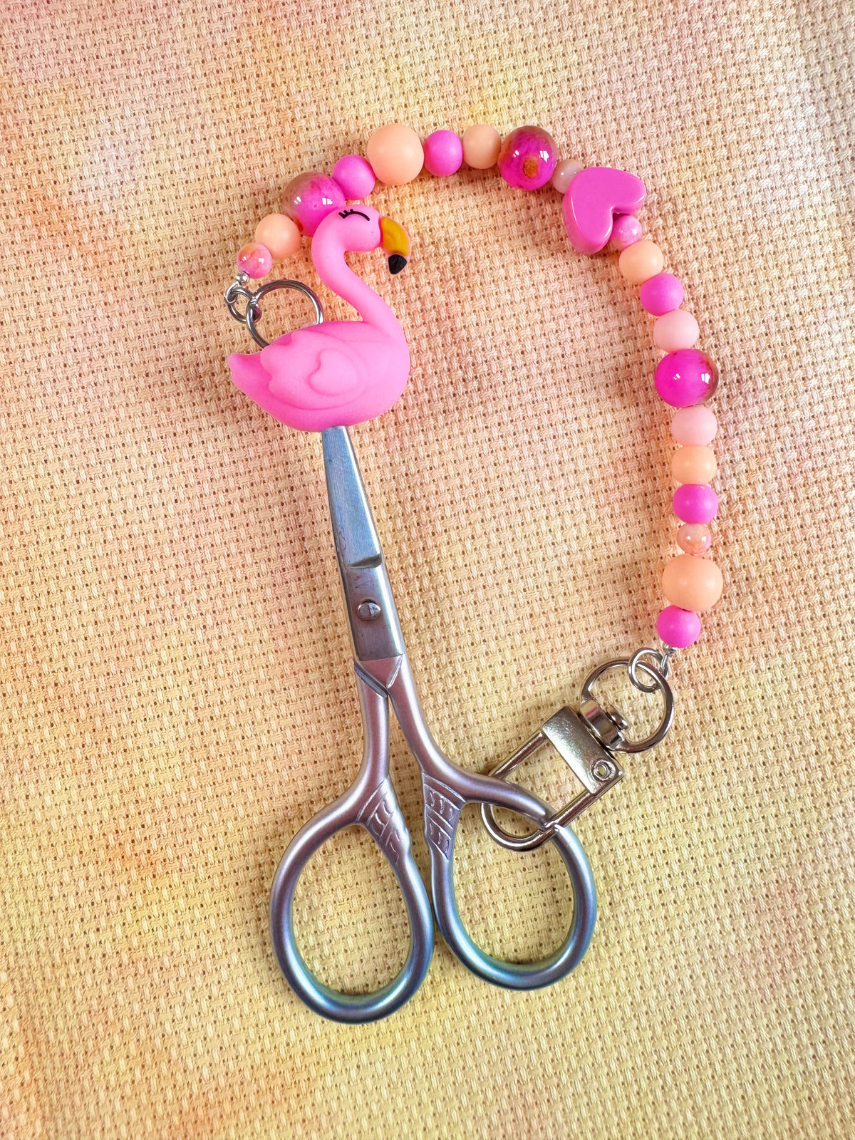 Flamingo Scissor Fob - With Scissor Protector (2 Options Available)