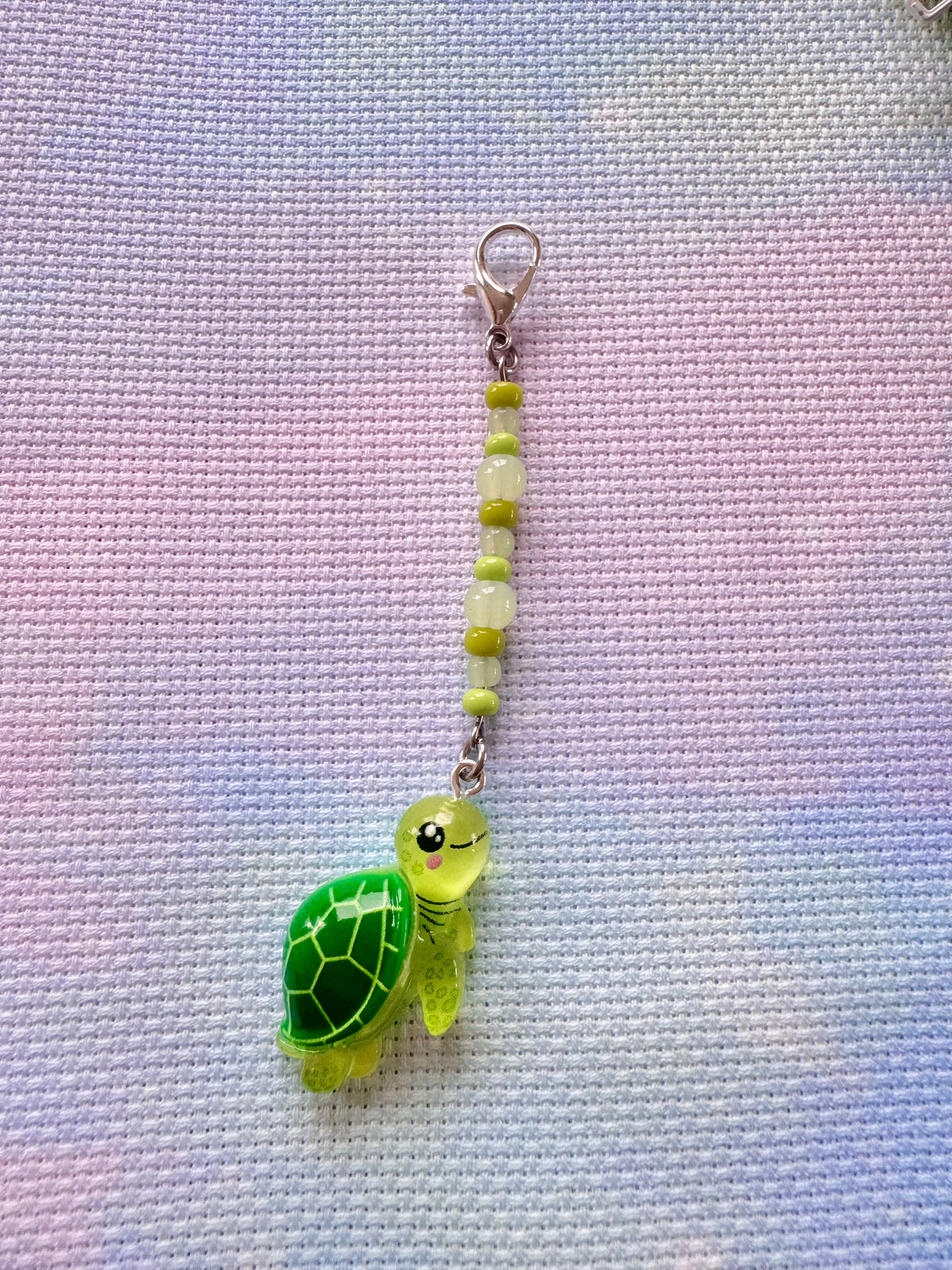 Turtle Project Bag Zip Charm