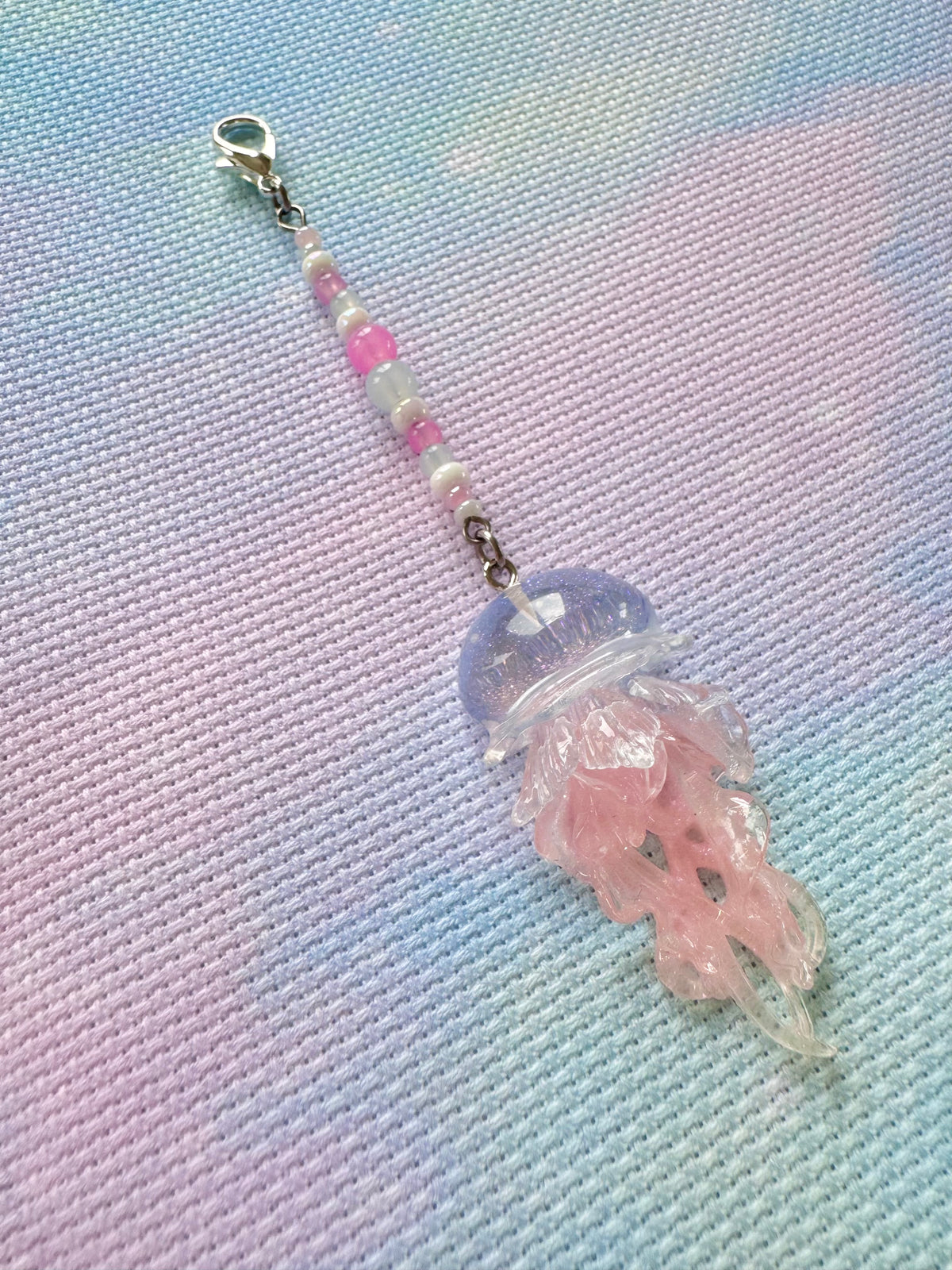 Jellyfish Project Bag Zip Charm (3 Colours Available)
