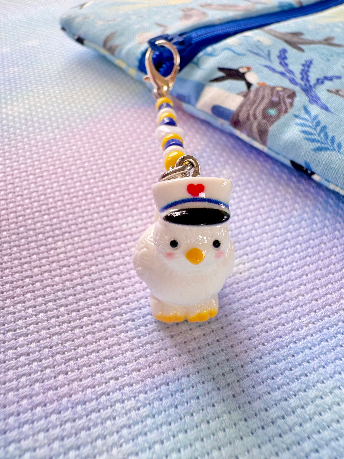 Seagull Project Bag Zip Charm