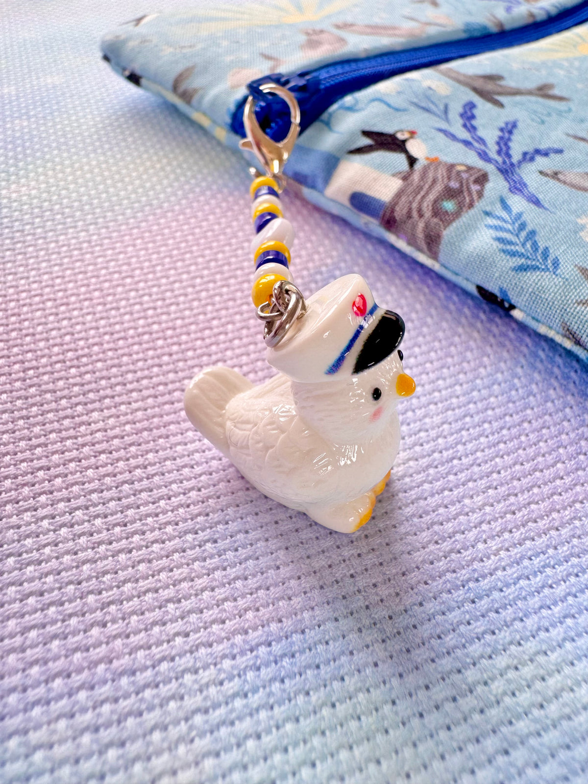 Seagull Project Bag Zip Charm