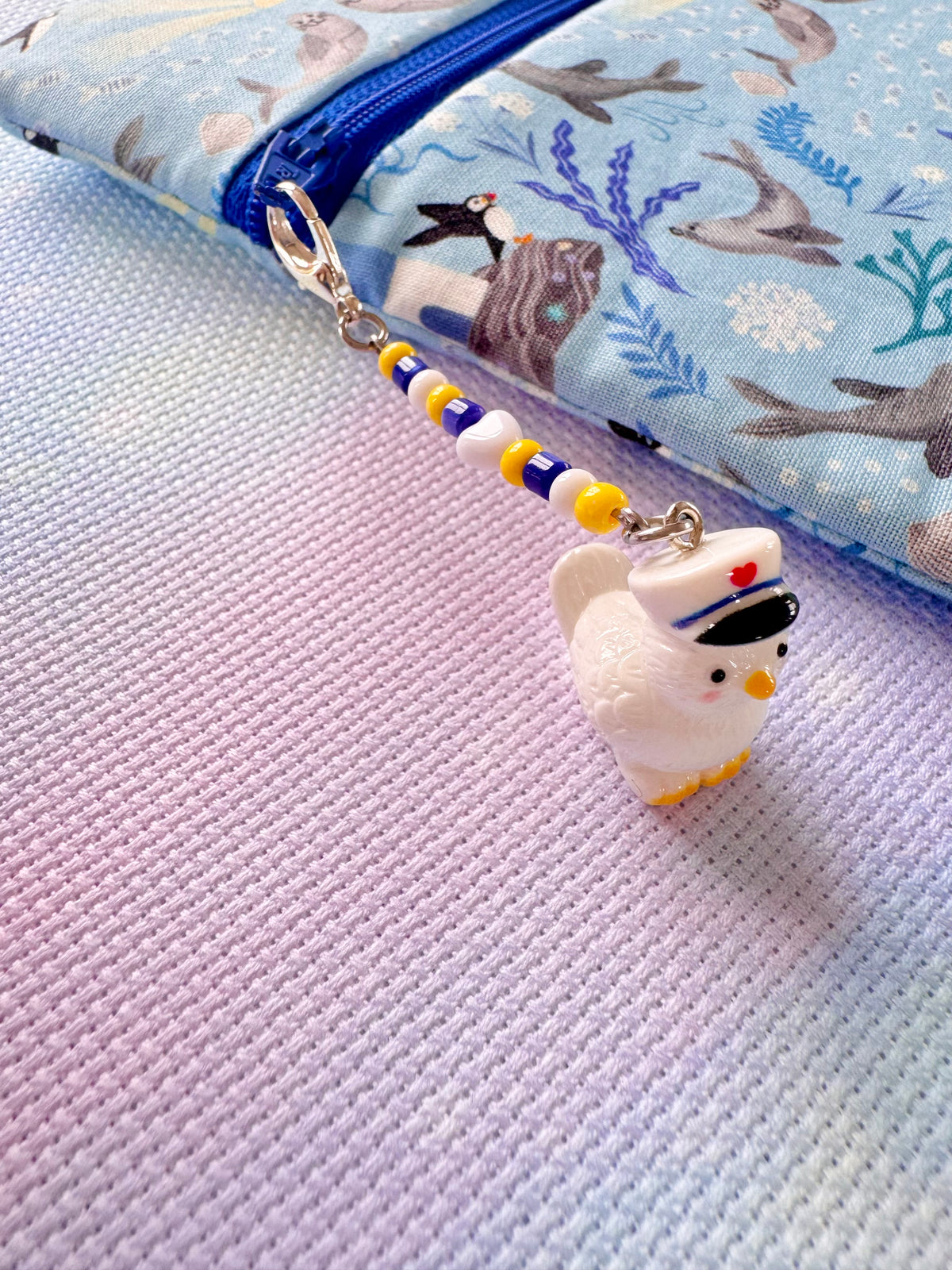 Seagull Project Bag Zip Charm