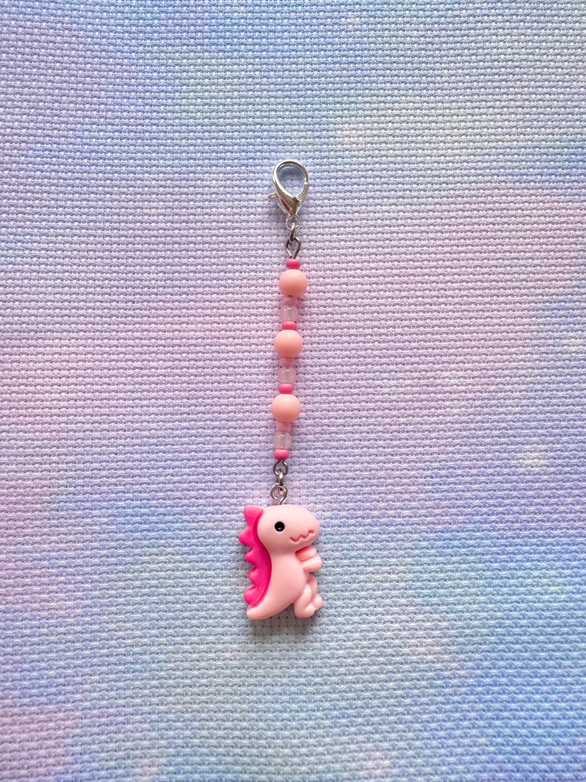 Dinosaur Project Bag Zip Charm (3 Colours Available)