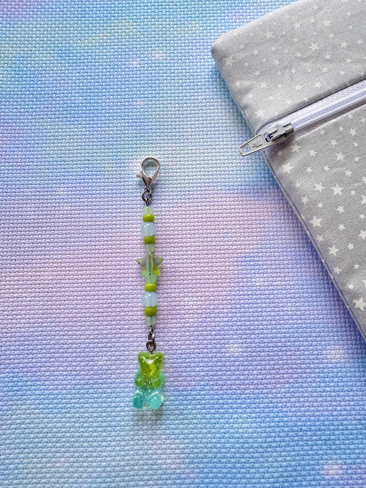 Gummy Bear Project Bag Zip Charm (8 Colours Available)