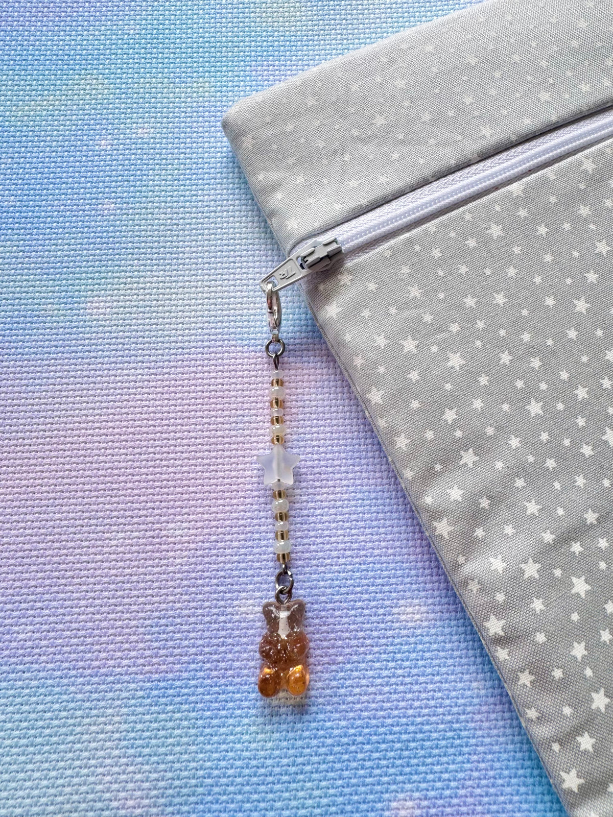 Gummy Bear Project Bag Zip Charm (8 Colours Available)