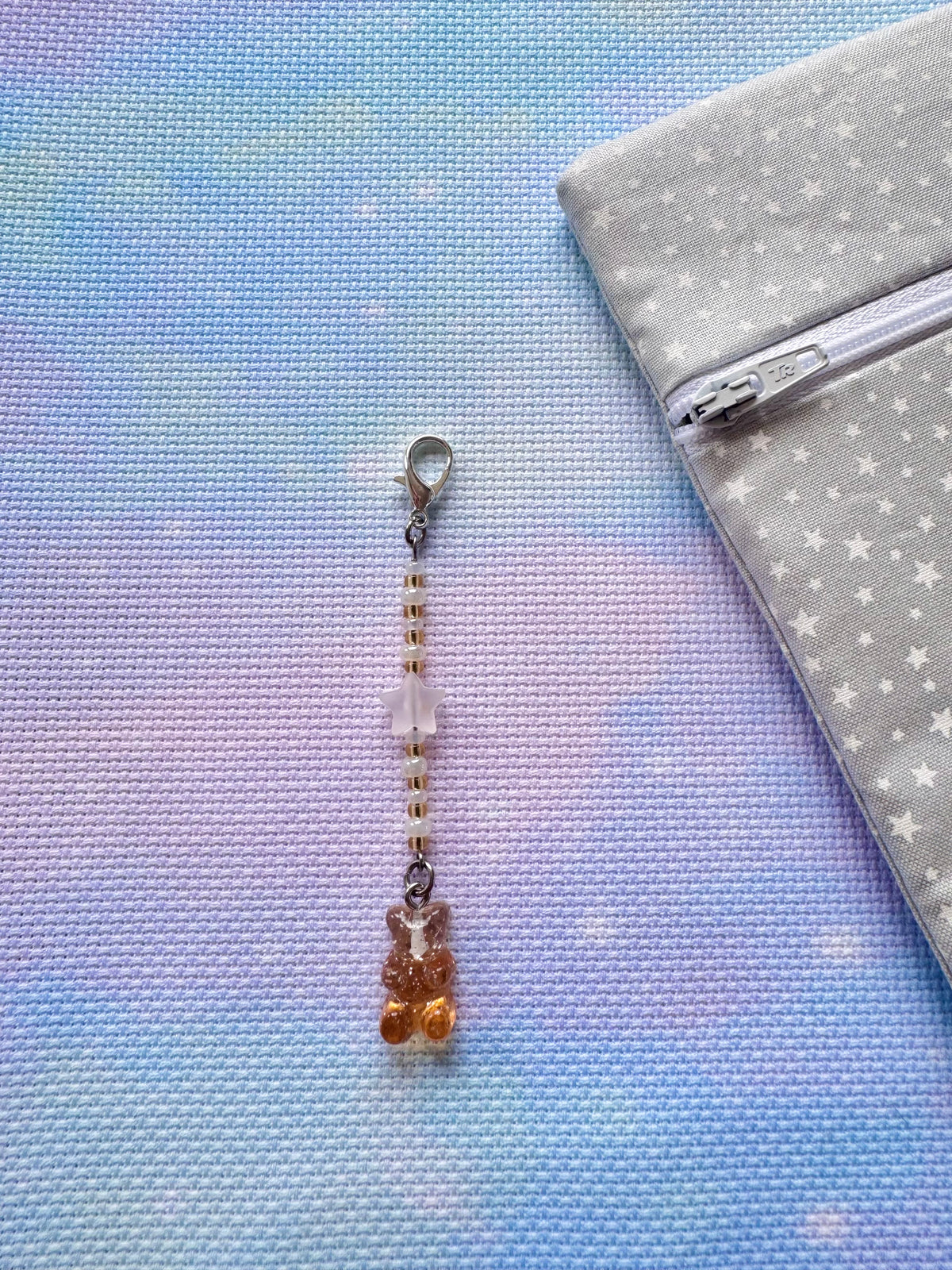 Gummy Bear Project Bag Zip Charm (8 Colours Available)