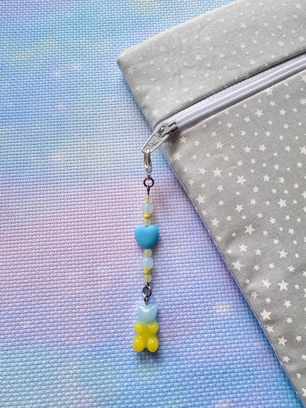 Gummy Bear Project Bag Zip Charm (8 Colours Available)