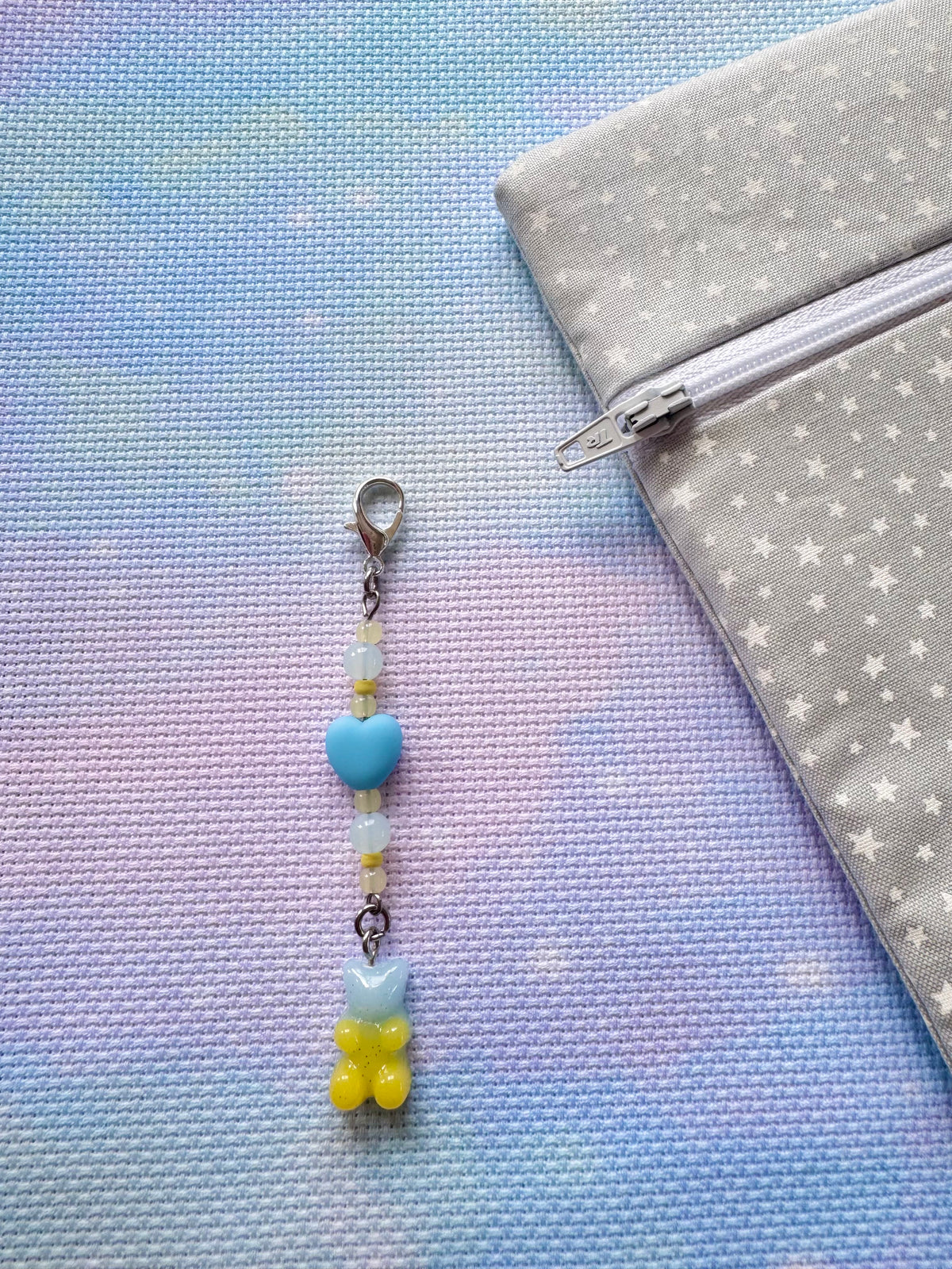 Gummy Bear Project Bag Zip Charm (8 Colours Available)