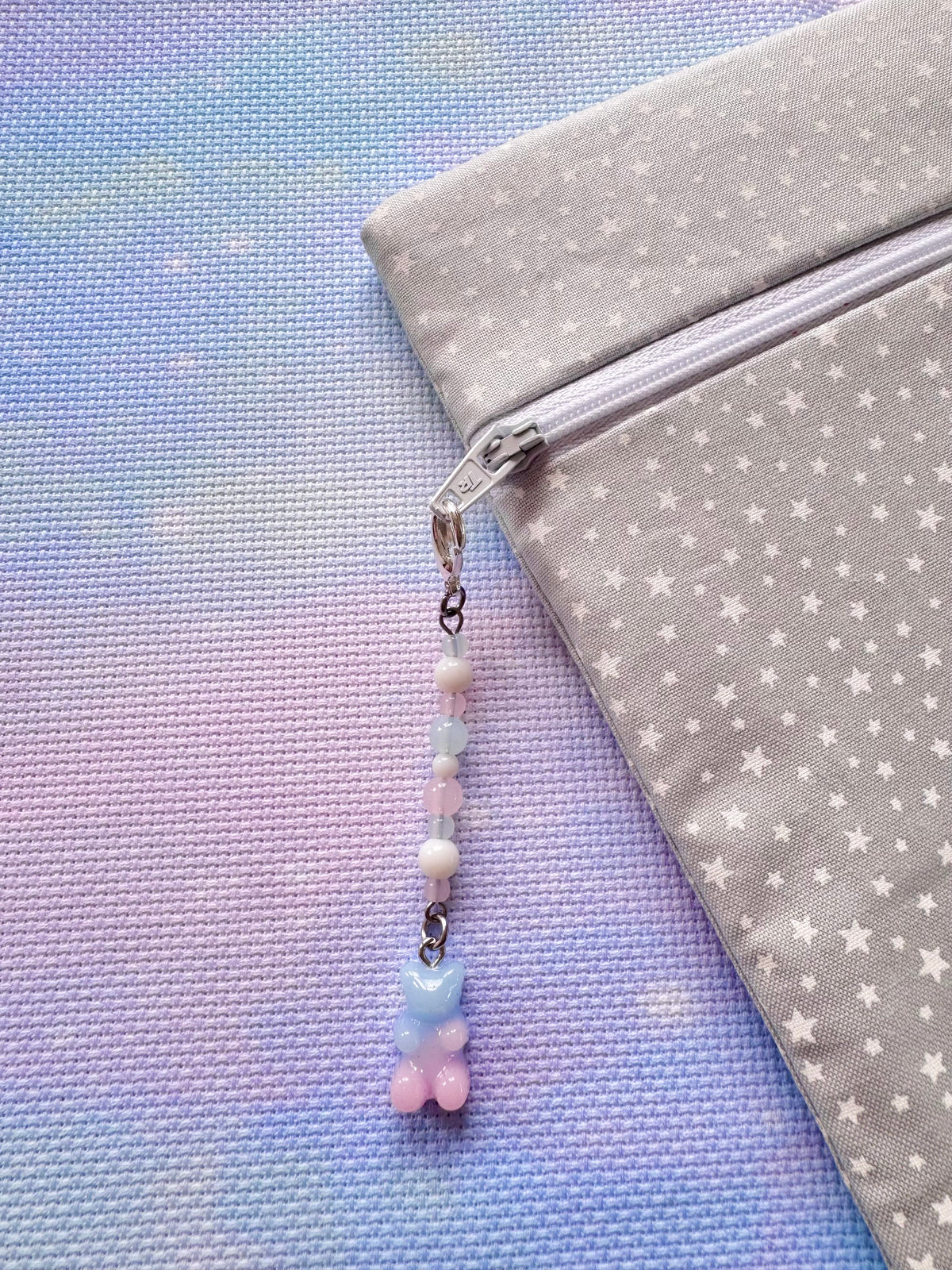 Gummy Bear Project Bag Zip Charm (8 Colours Available)