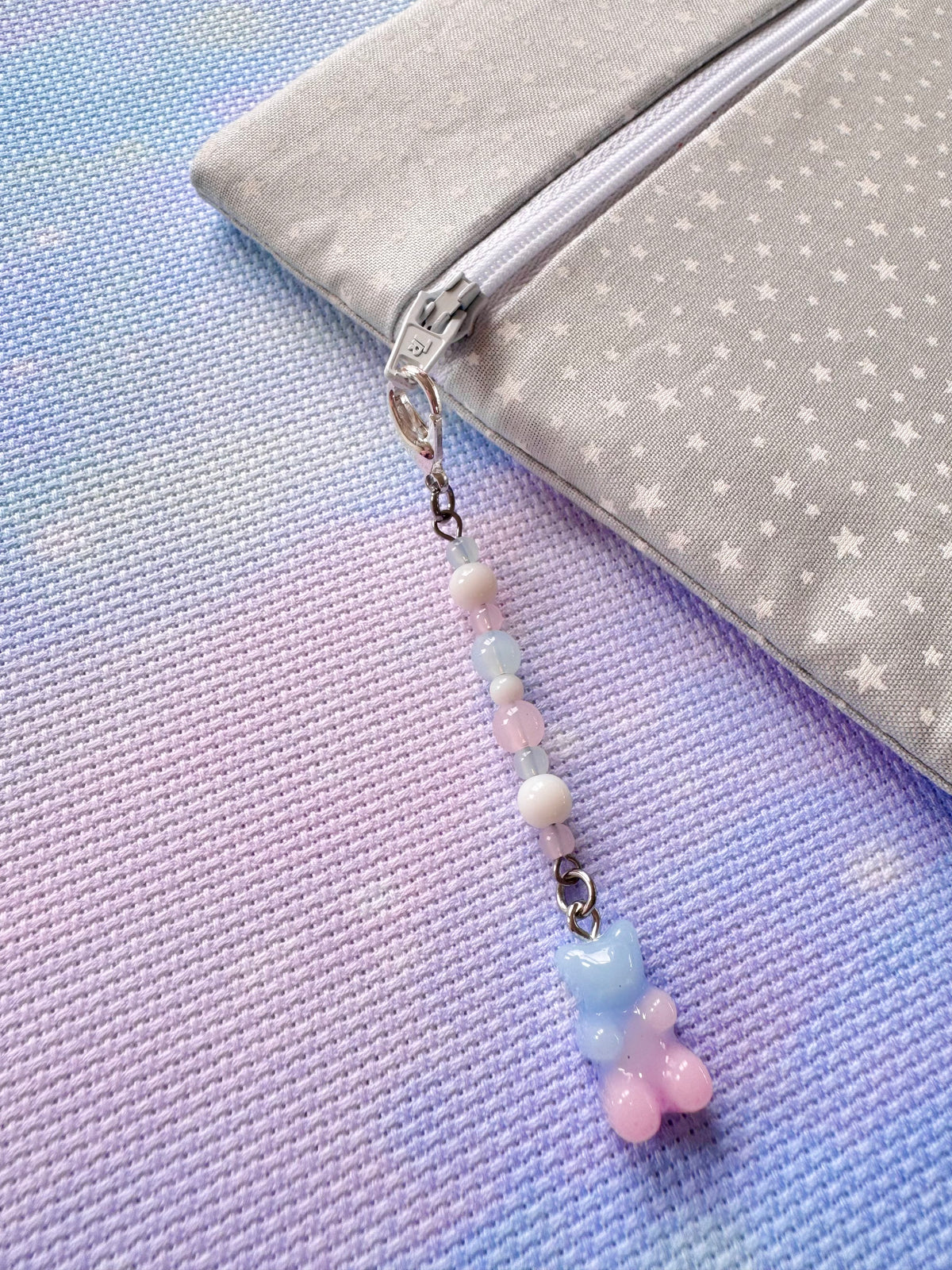 Gummy Bear Project Bag Zip Charm (8 Colours Available)