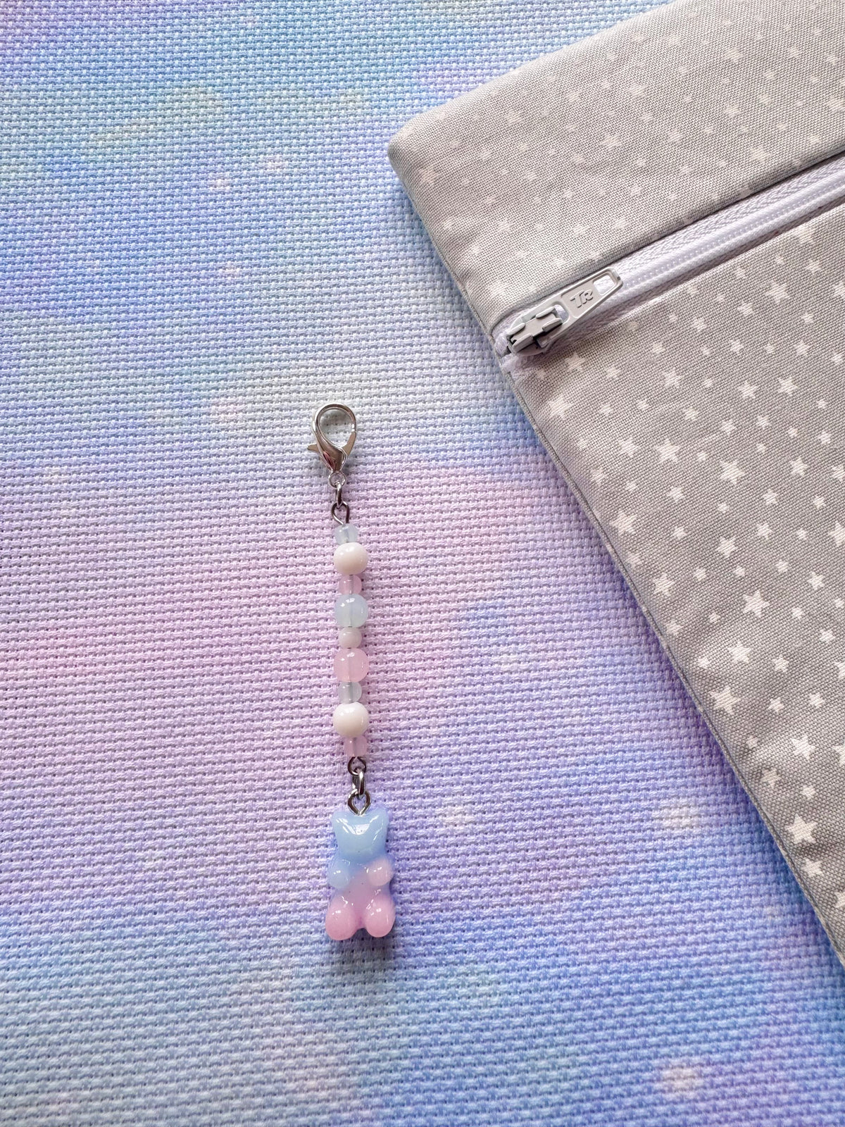 Gummy Bear Project Bag Zip Charm (8 Colours Available)