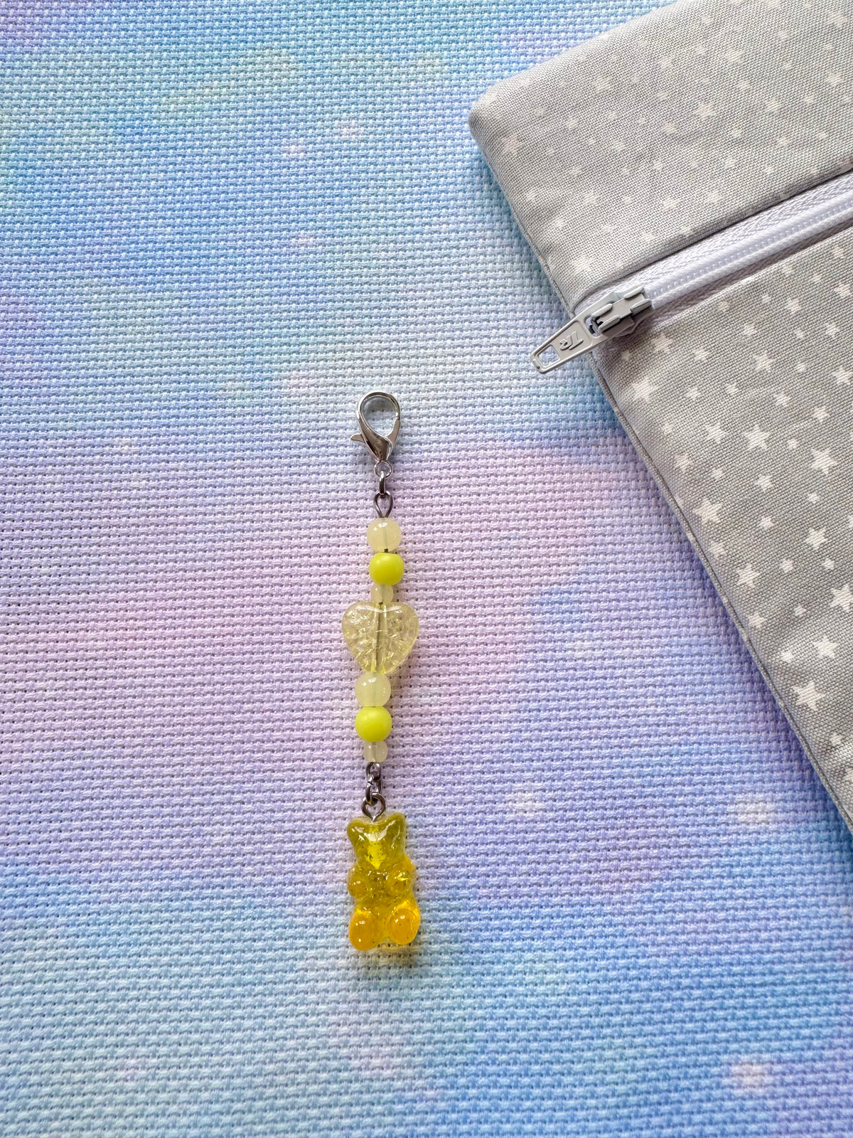 Gummy Bear Project Bag Zip Charm (8 Colours Available)
