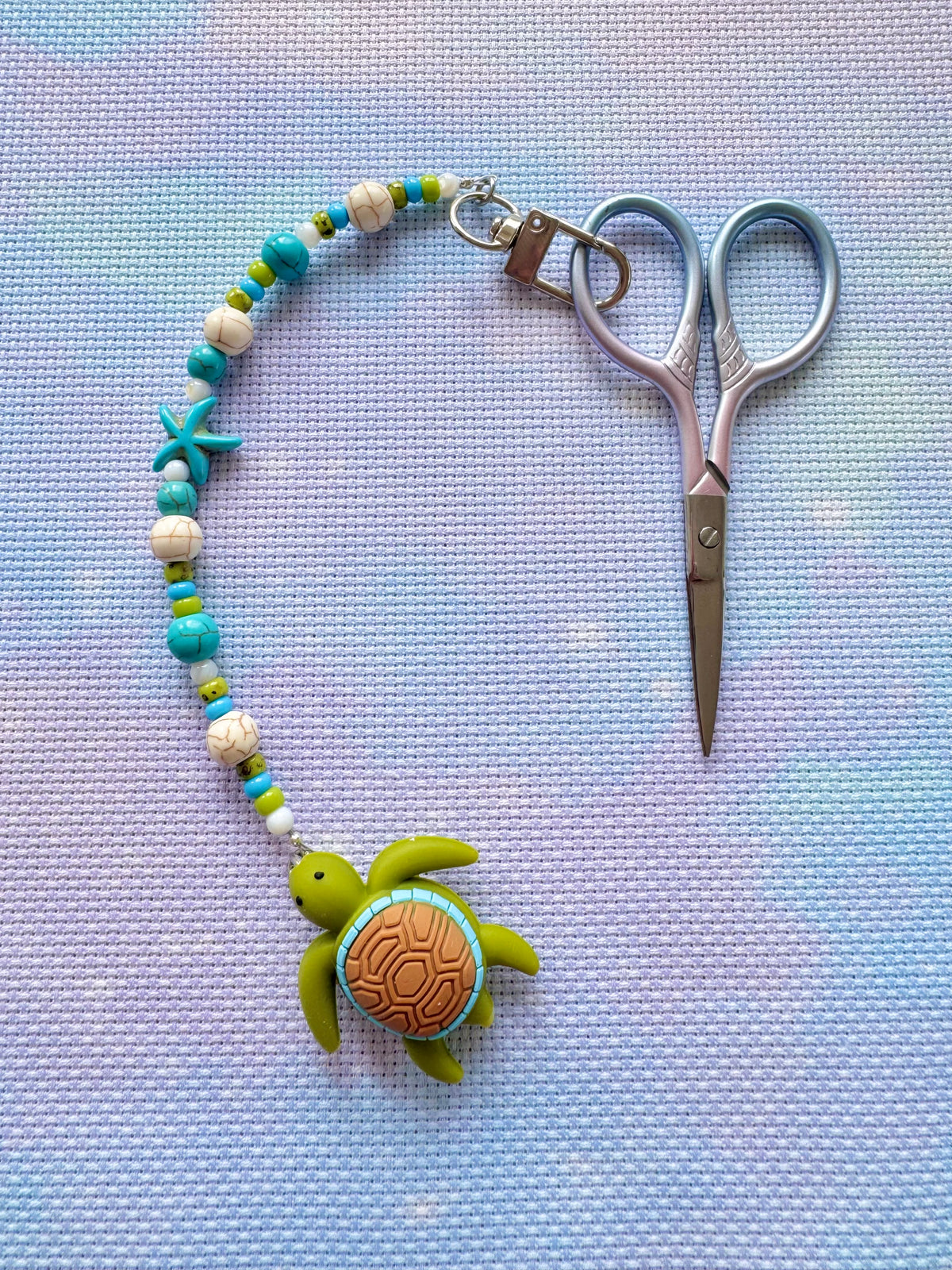 Turtle Scissor Fob - With Scissor Protector