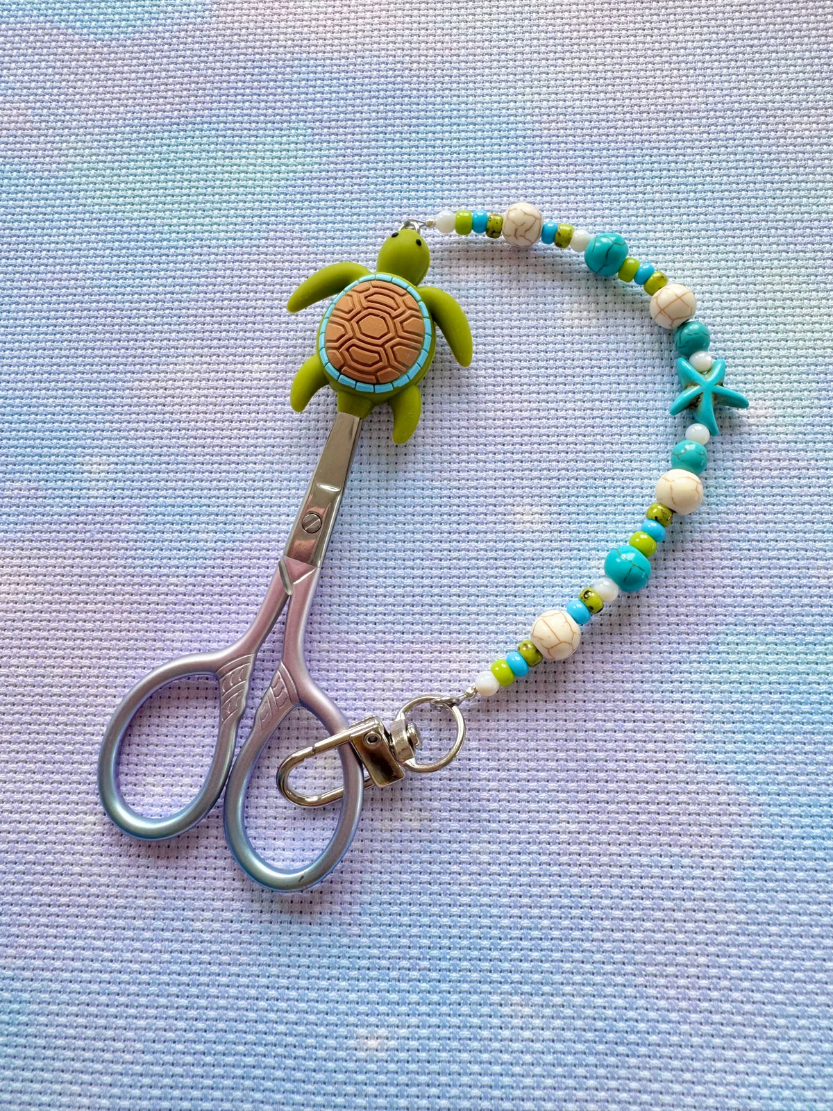 Turtle Scissor Fob - With Scissor Protector